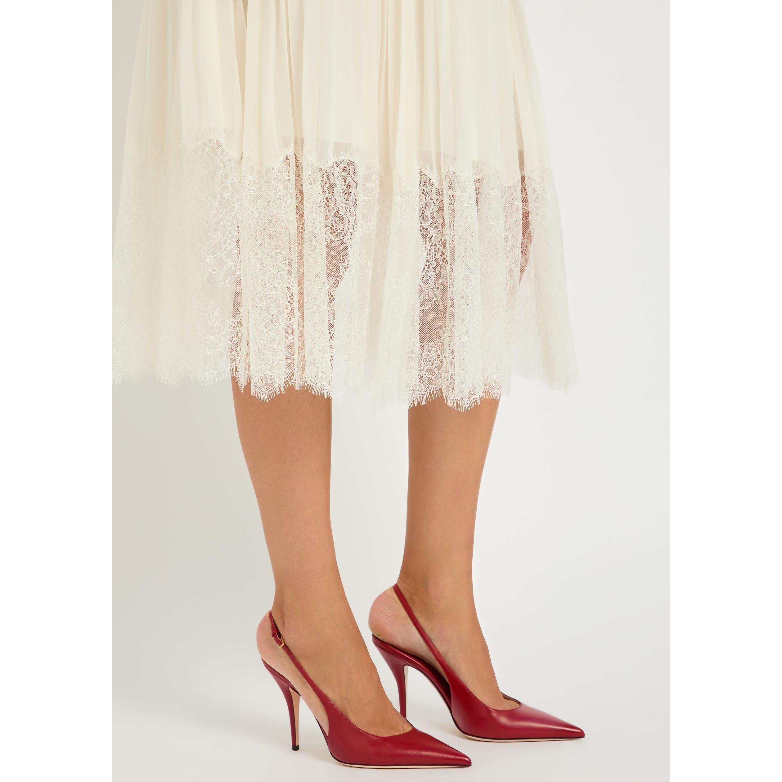 RED - Valentino - SLING BACK CUTTIE T. 100 CAPRE - 3
