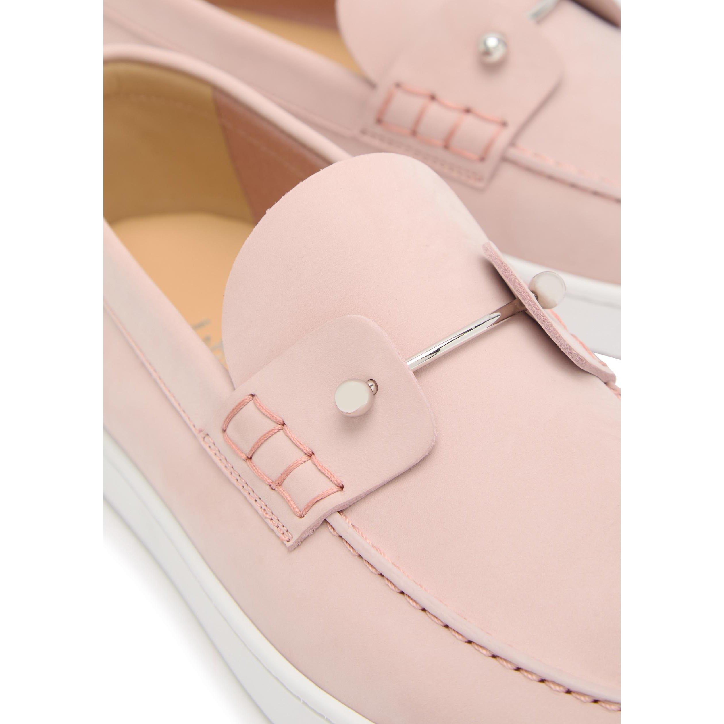 PINK - Christian Louboutin - CHAMBELIBOAT DONNA FLAT CALF N - 5
