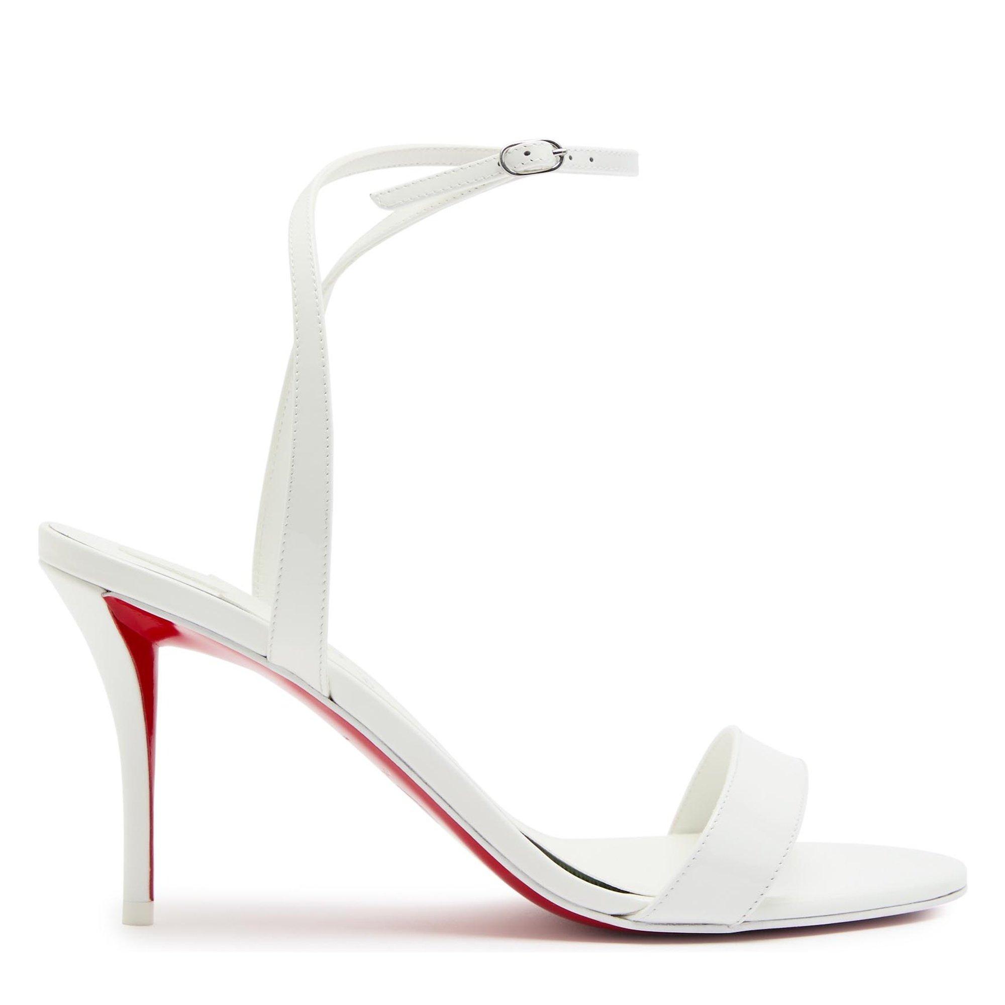 WHITE - Christian Louboutin - MISS Z SANDAL 80 PATENT/LINING - 1