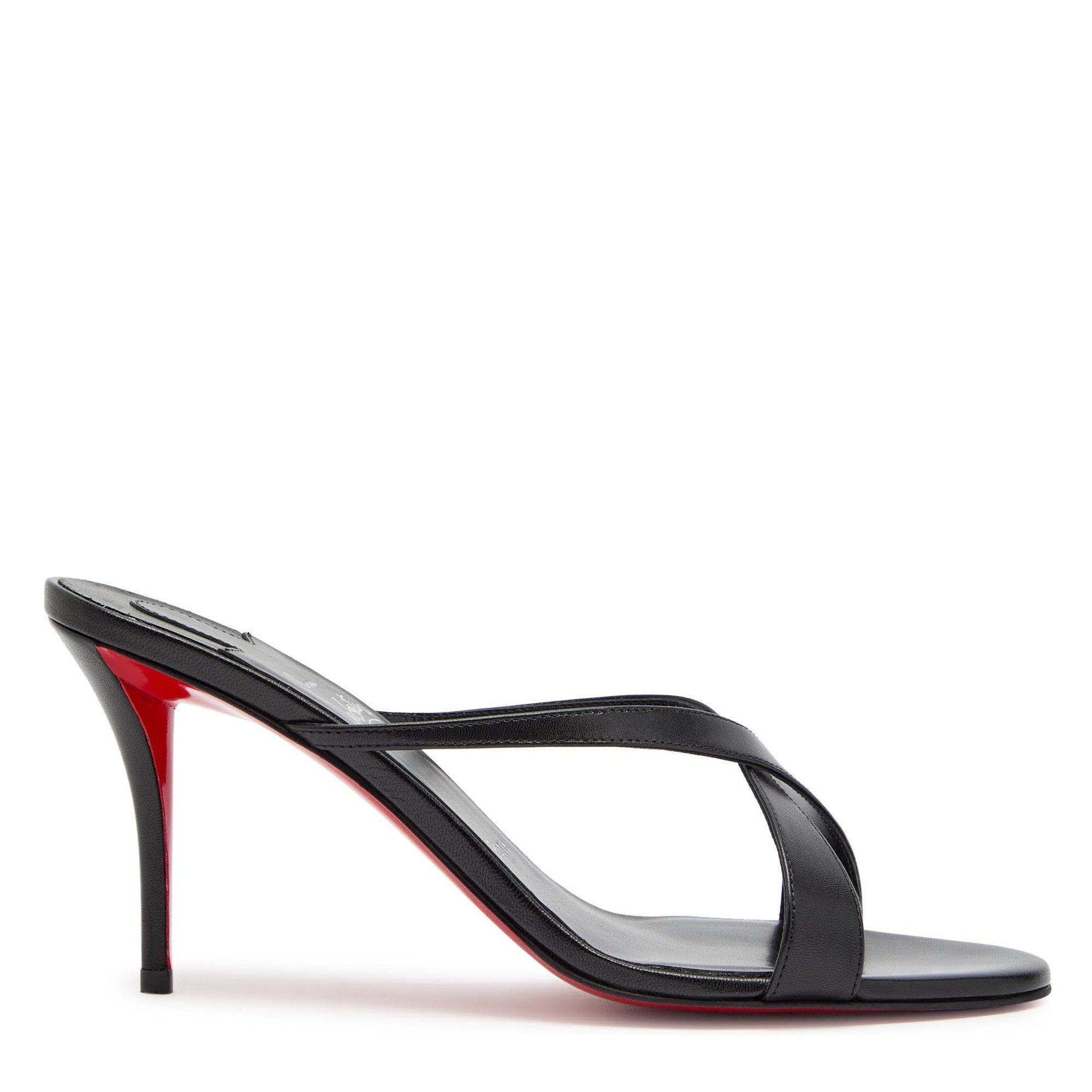 BLACK - Christian Louboutin - MULAZEE CROSS 80 KID/LINING