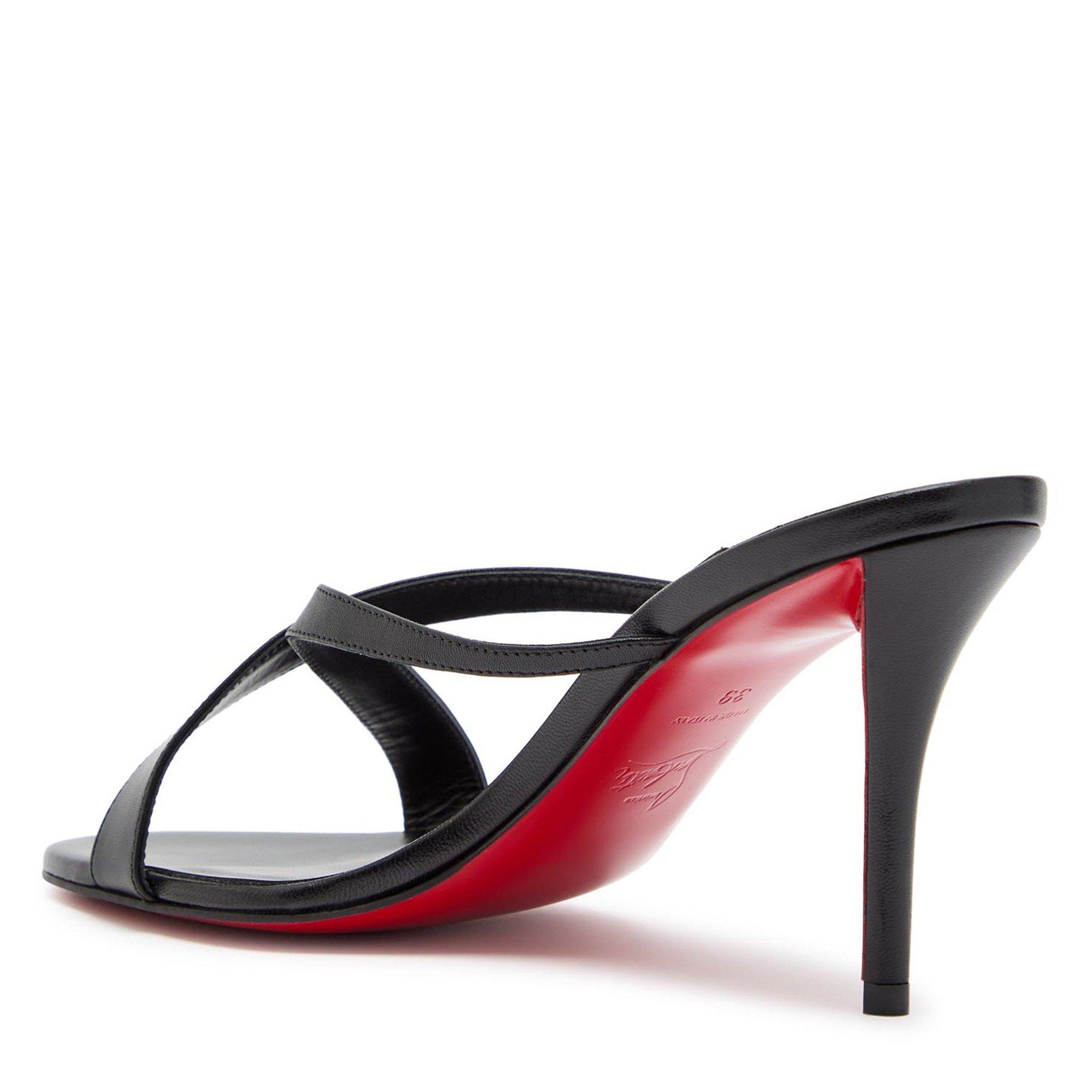 BLACK - Christian Louboutin - MULAZEE CROSS 80 KID/LINING - 2