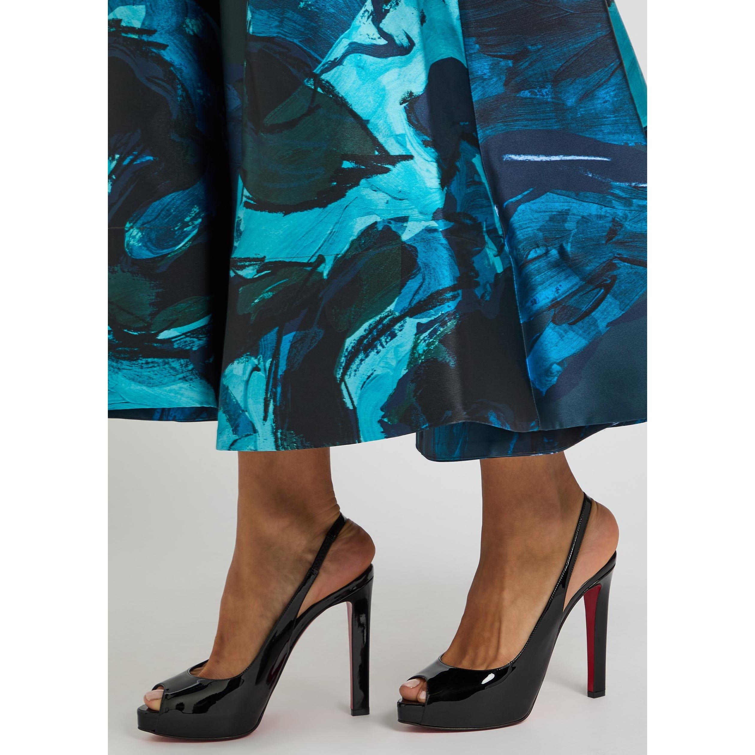 BLACK - Christian Louboutin - LADY FANNY SLING 120 PATENT/LI - 3