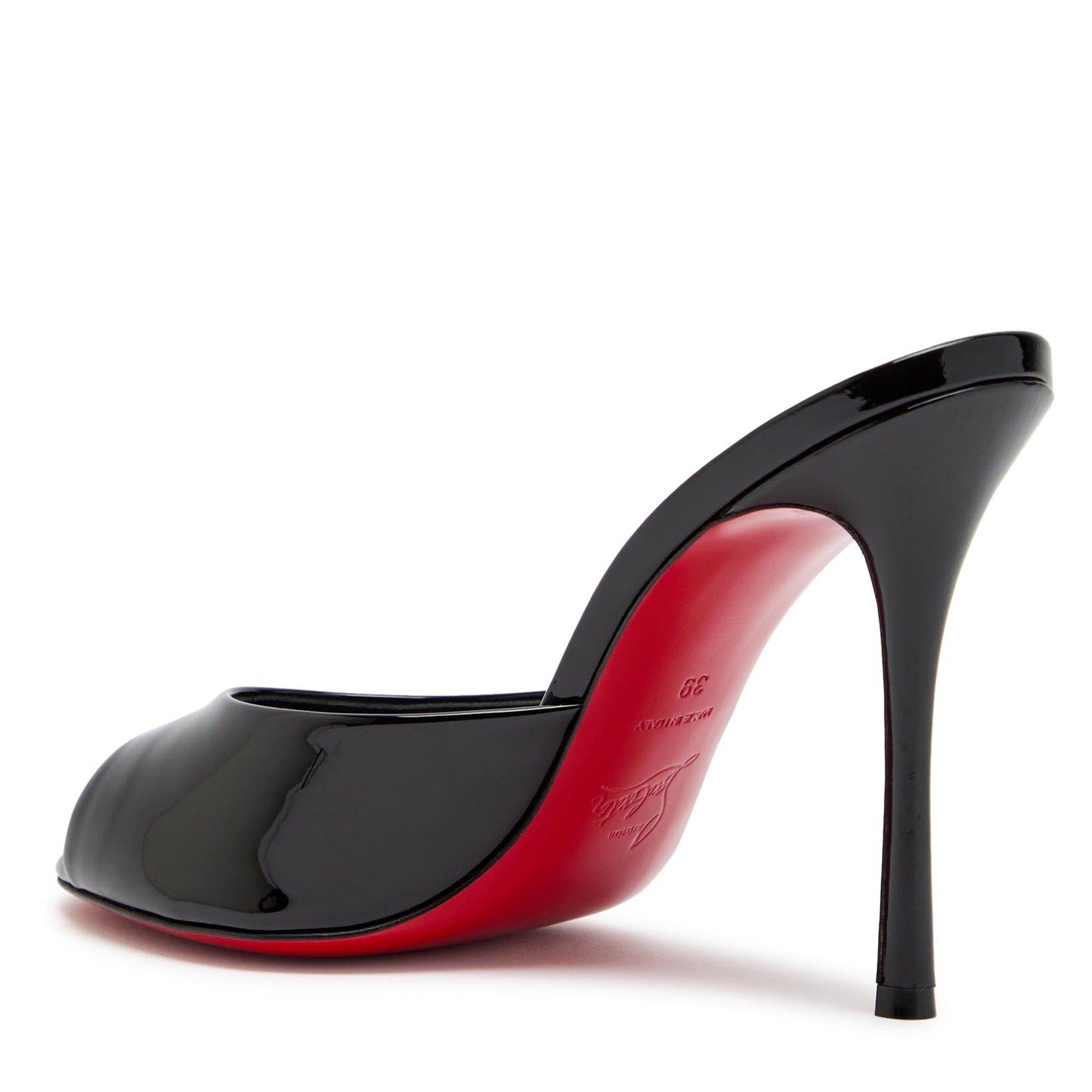 BLACK - Christian Louboutin - ME DOLLY 100 PATENT/LINING - 2