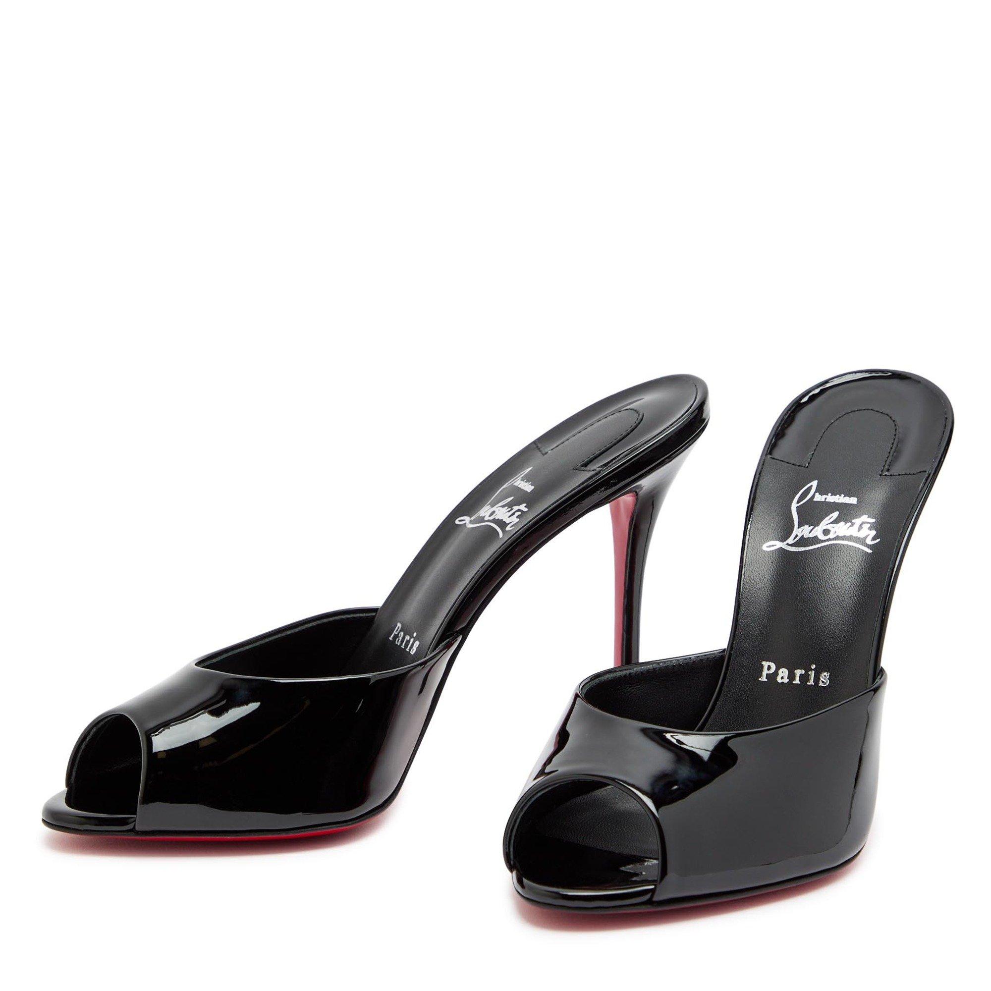 BLACK - Christian Louboutin - ME DOLLY 100 PATENT/LINING - 3