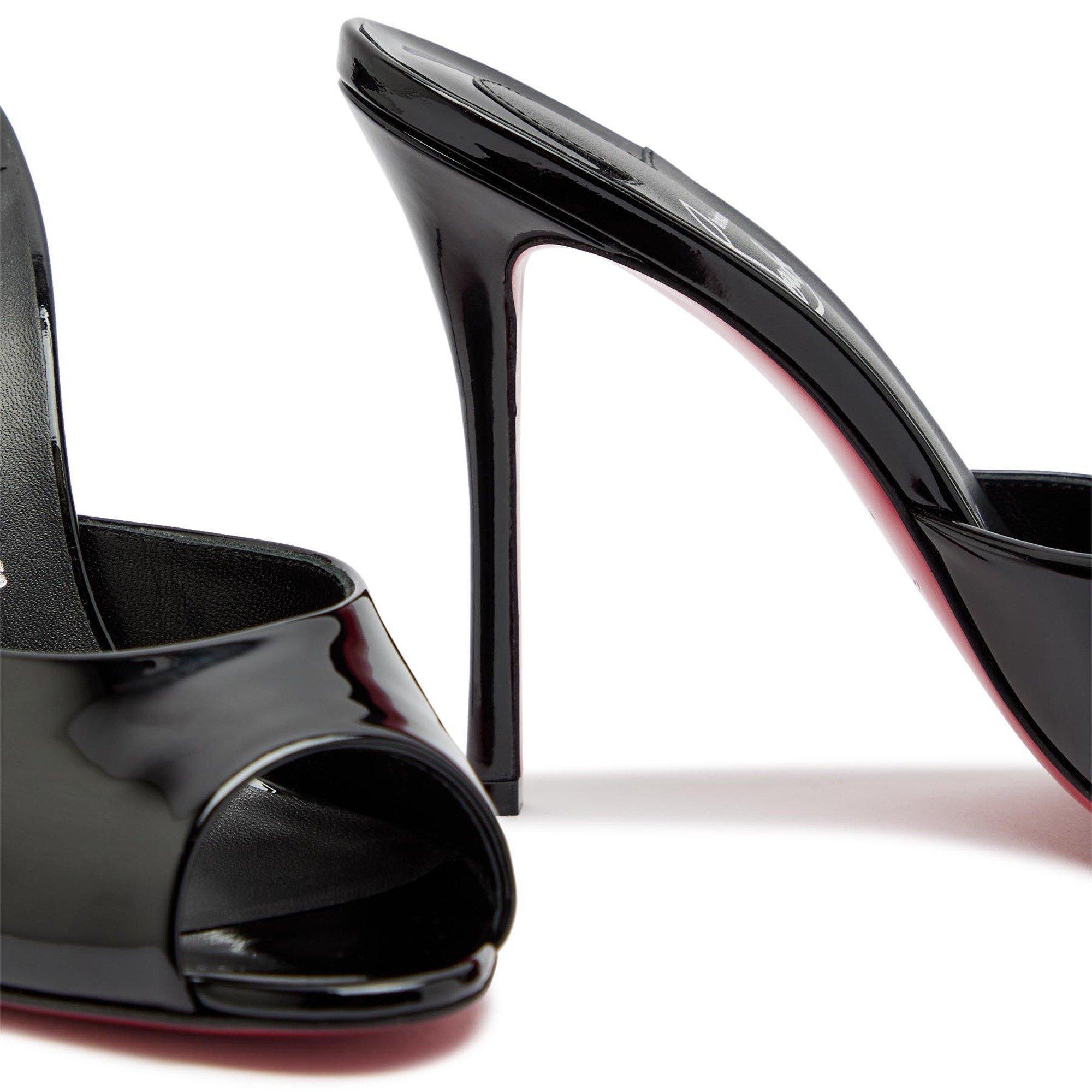 BLACK - Christian Louboutin - ME DOLLY 100 PATENT/LINING - 4