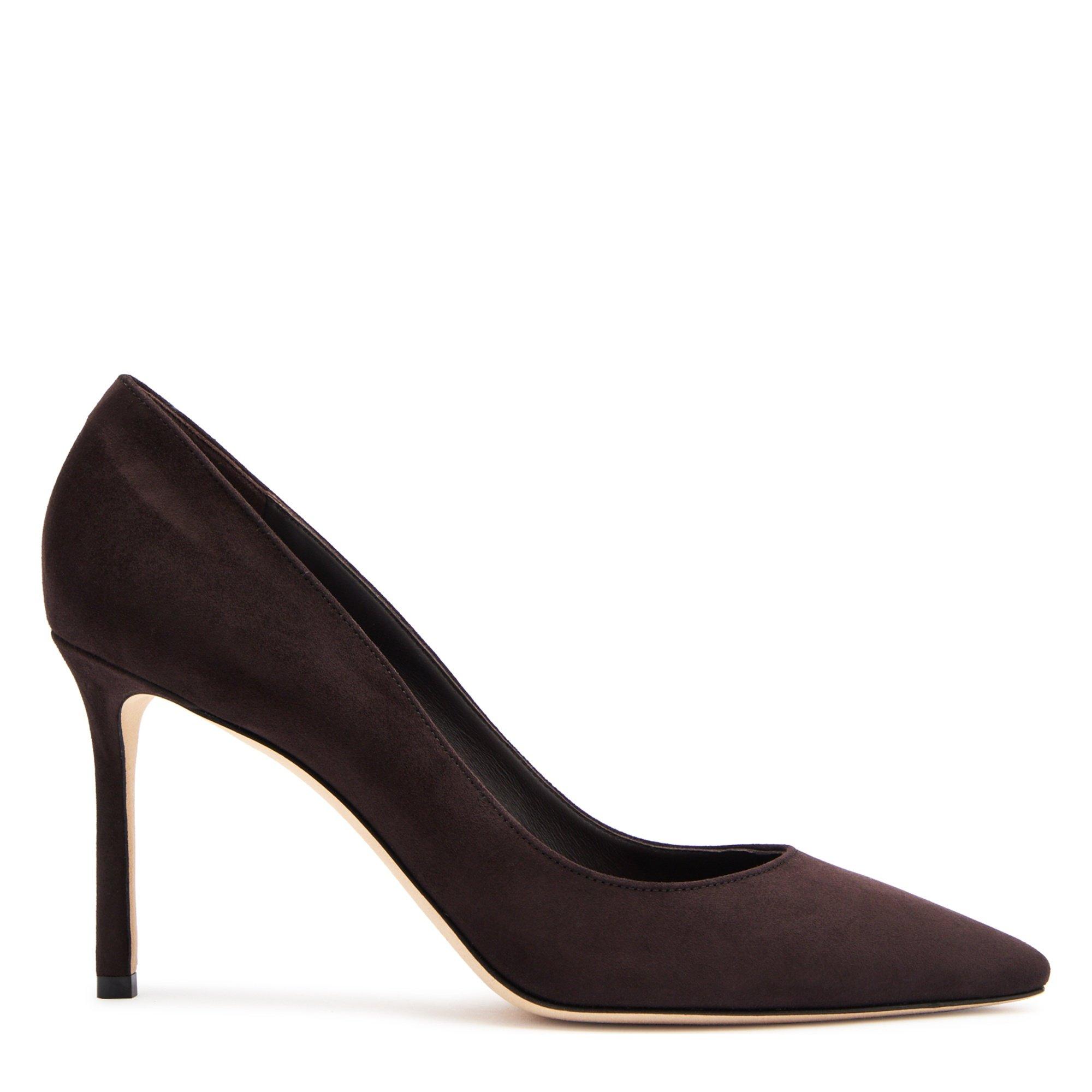 BROWN - Jimmy Choo - ROMY SUEDE PUMP 85