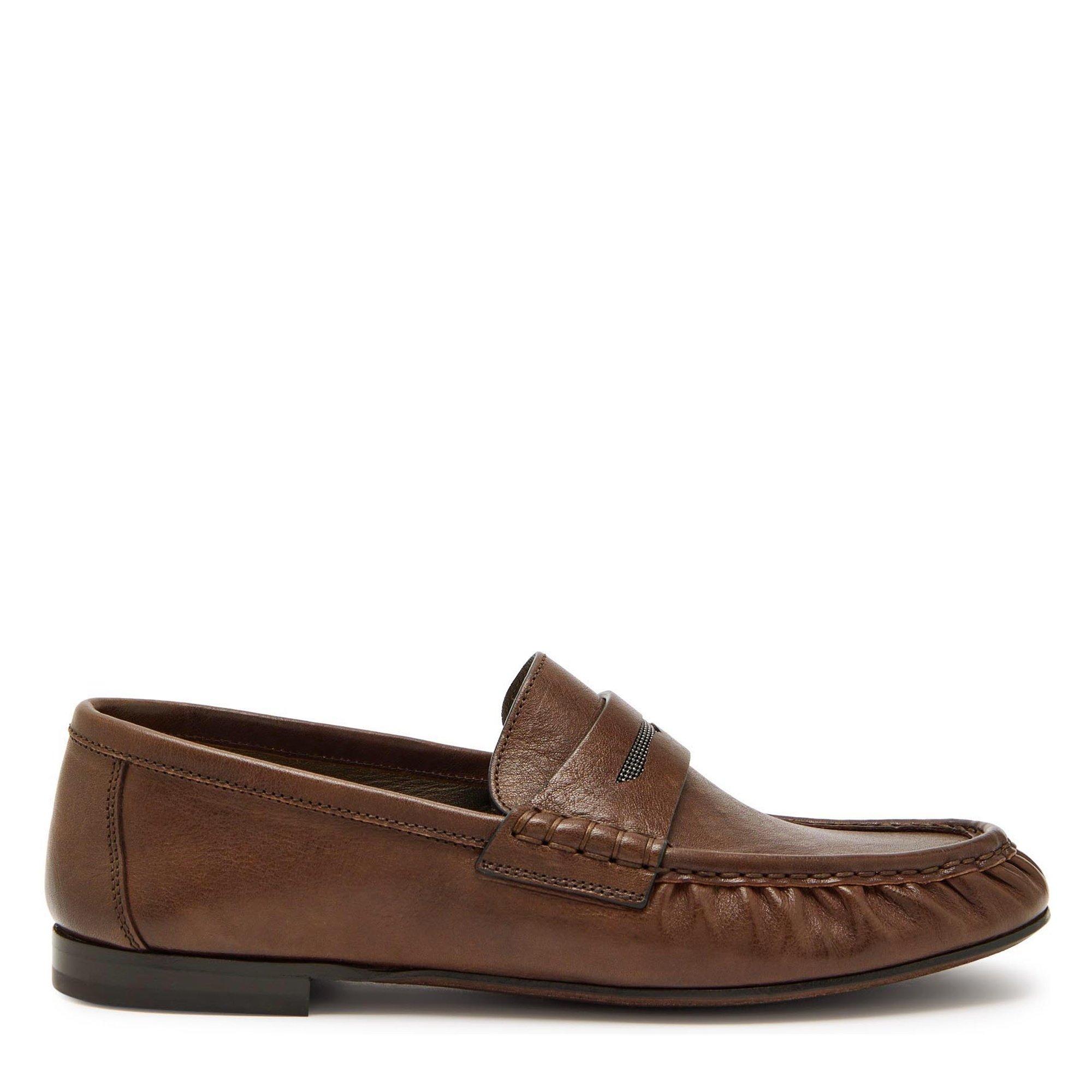 BROWN - Brunello Cucinelli - PAIR OF LOAFERS