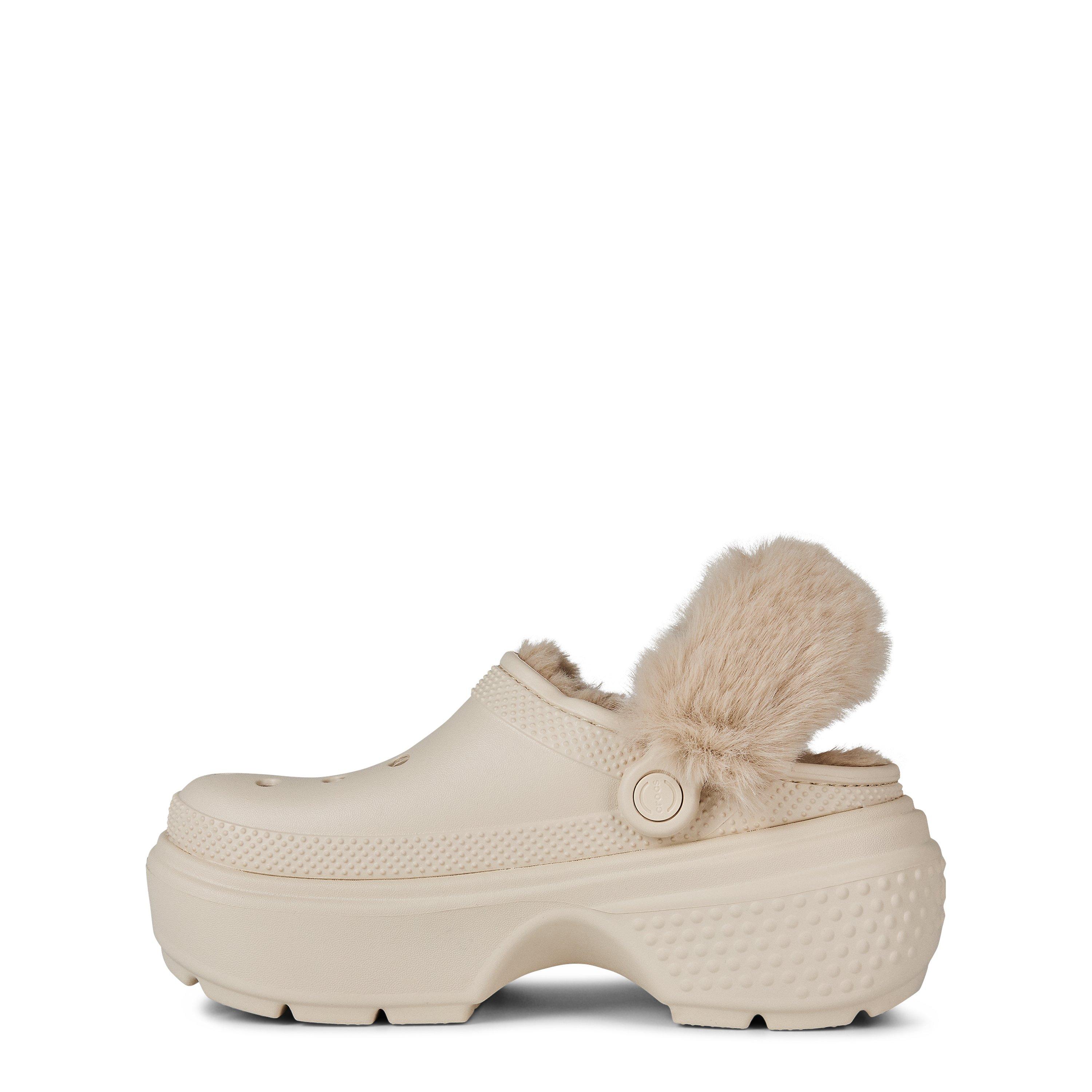 Stucco - Crocs - Women's Stomp Lined Mule Slippers - 3