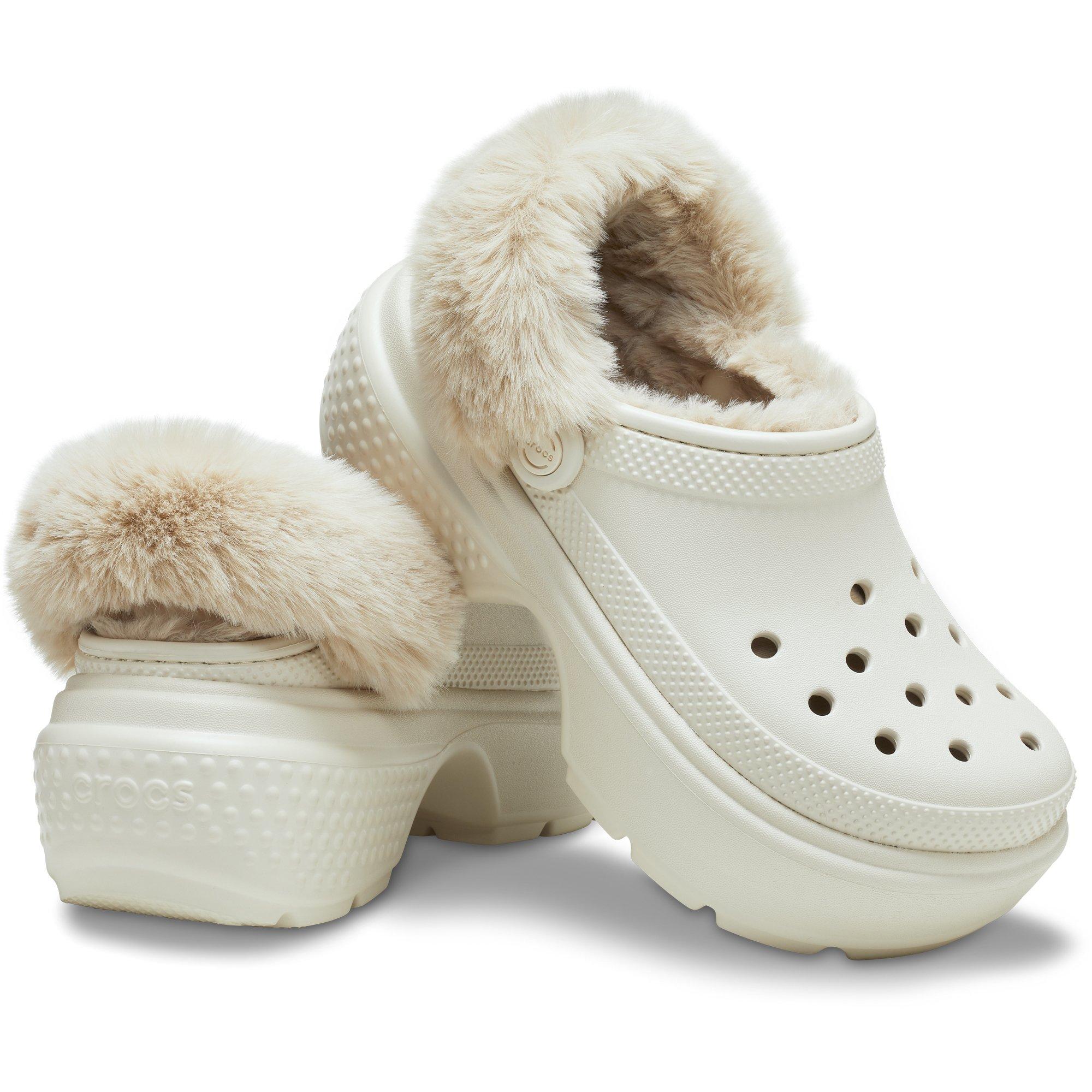 Stucco - Crocs - Women's Stomp Lined Mule Slippers - 6