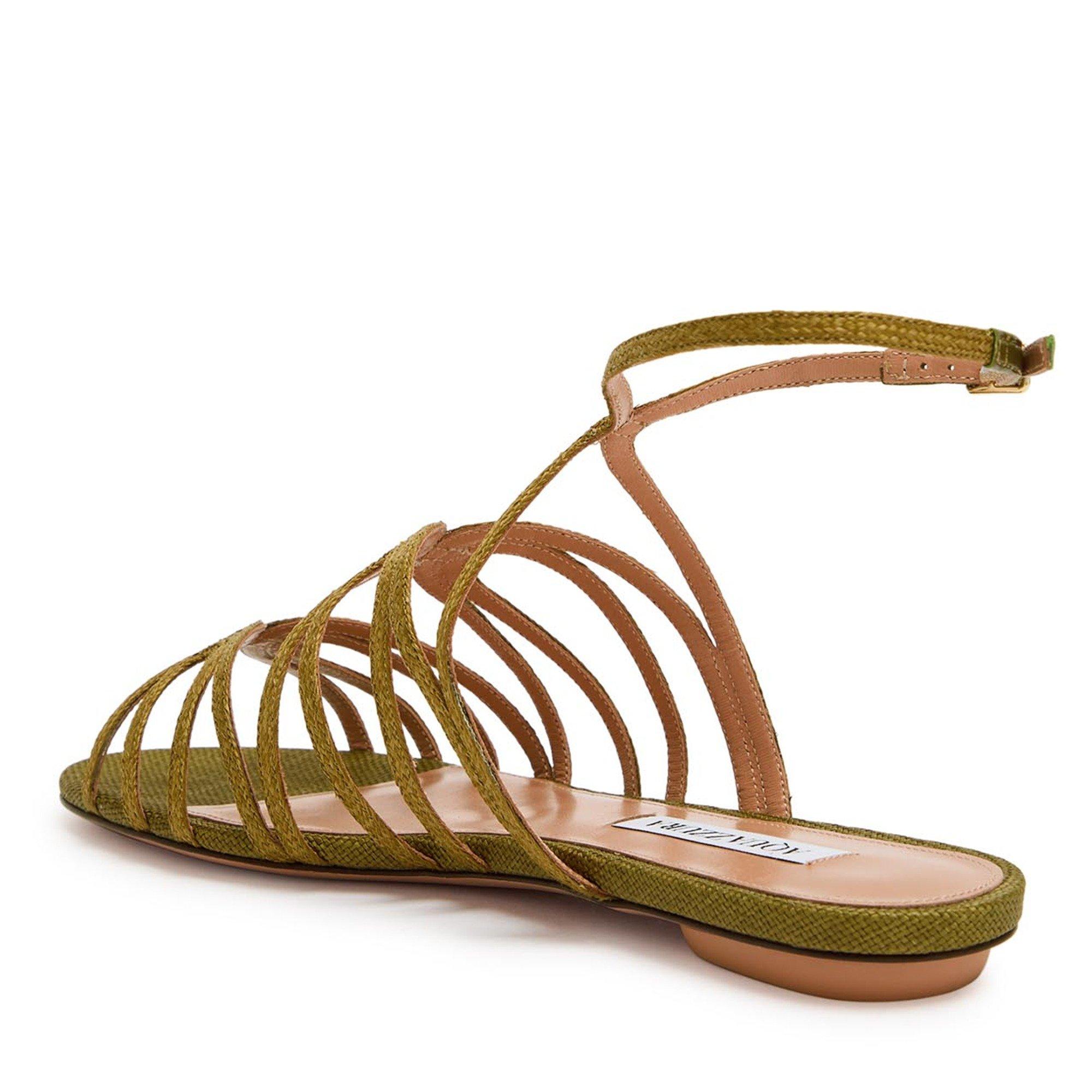 KHAKI - Aquazzura - SERENADE SANDAL FLAT - 2