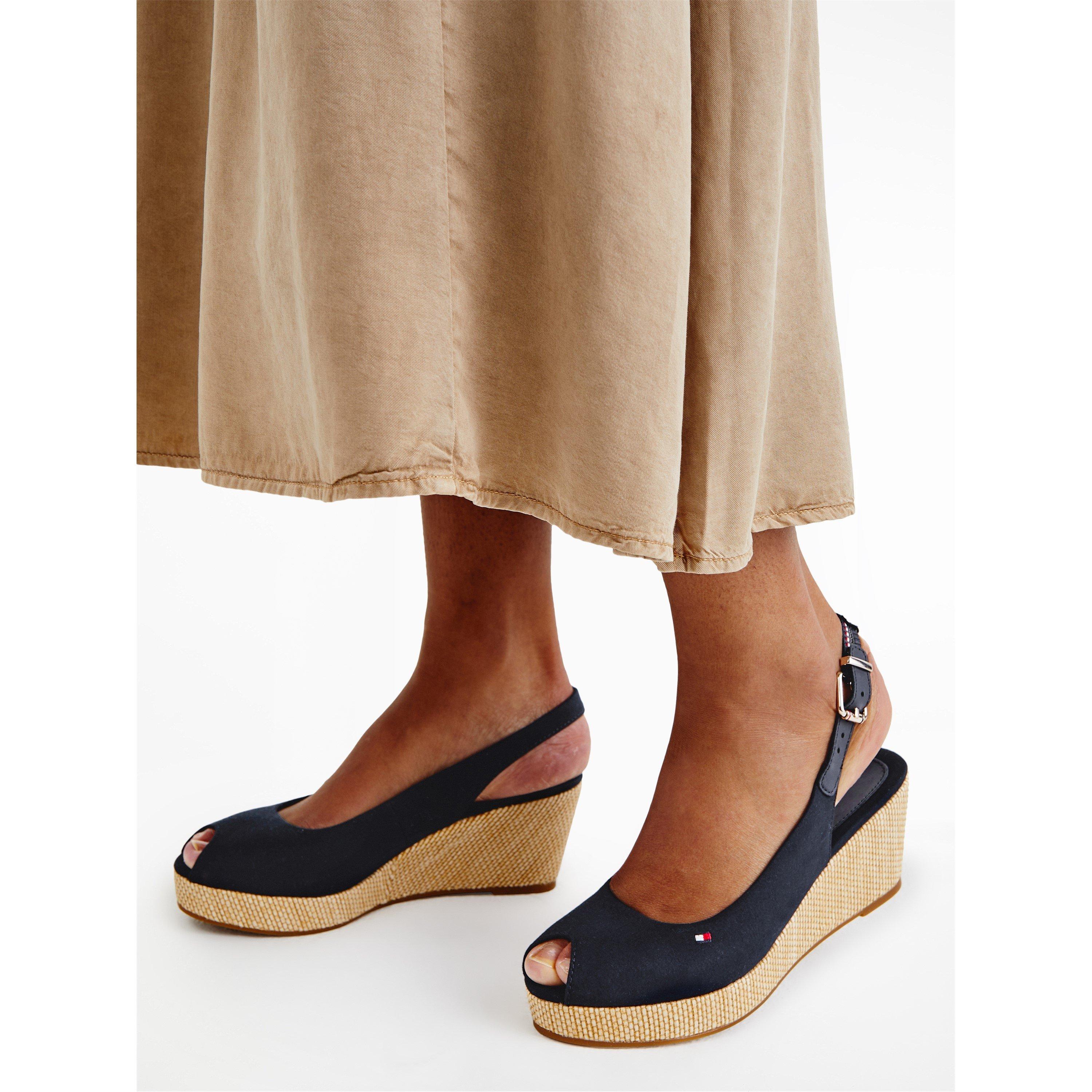 Des Sky - Tommy Hilfiger - Iconic Elba Sling Back Wedges - 2