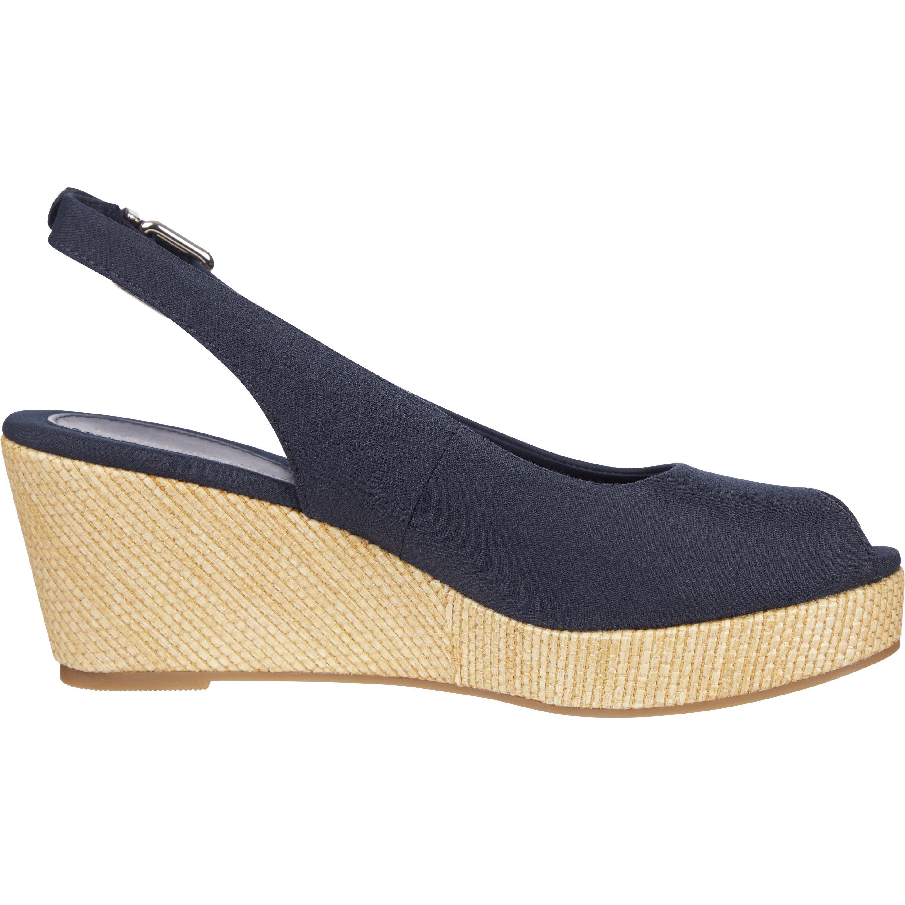 Des Sky - Tommy Hilfiger - Iconic Elba Sling Back Wedges - 9