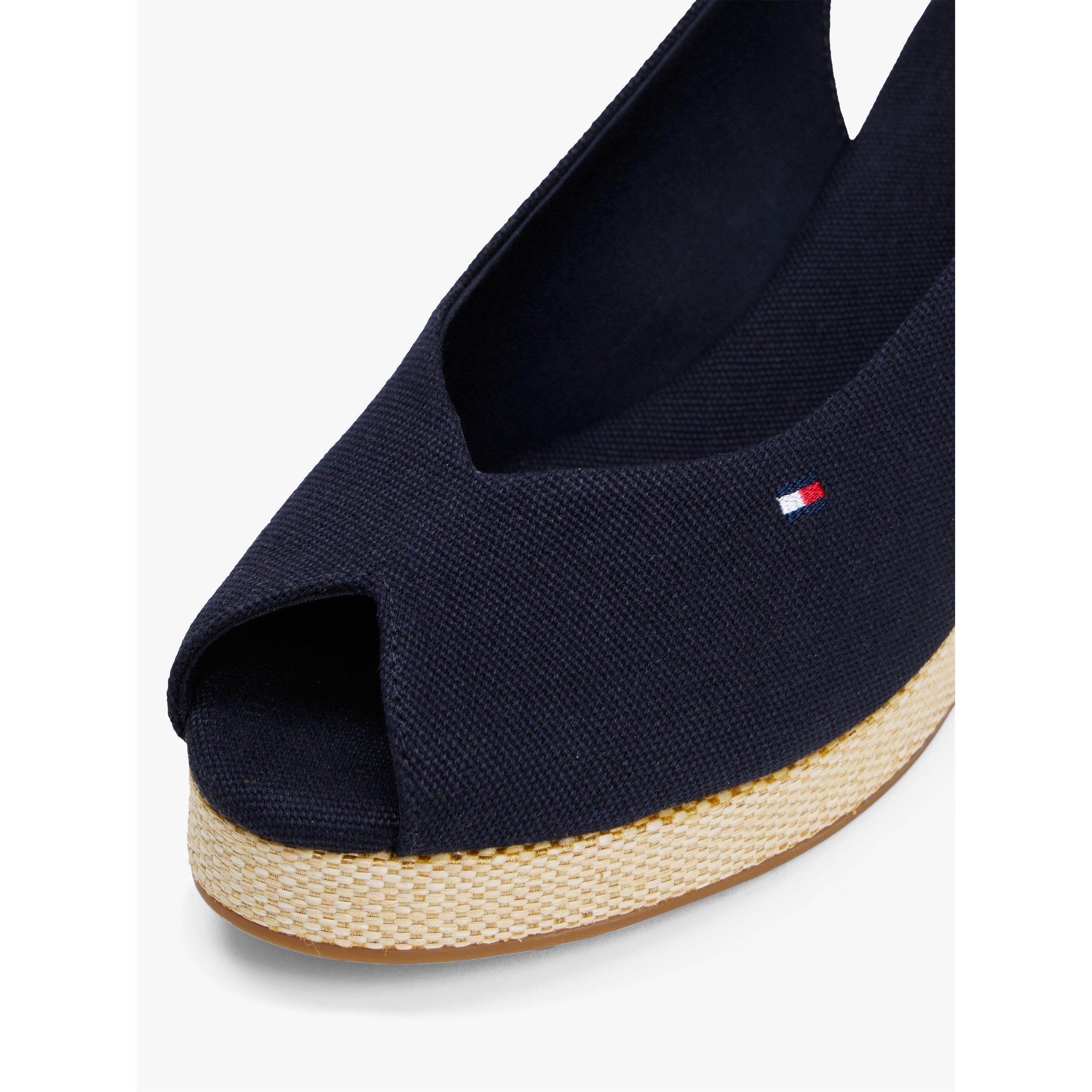 Space Blue - Tommy Hilfiger - Iconic Elba Sling Back Wedges - 5