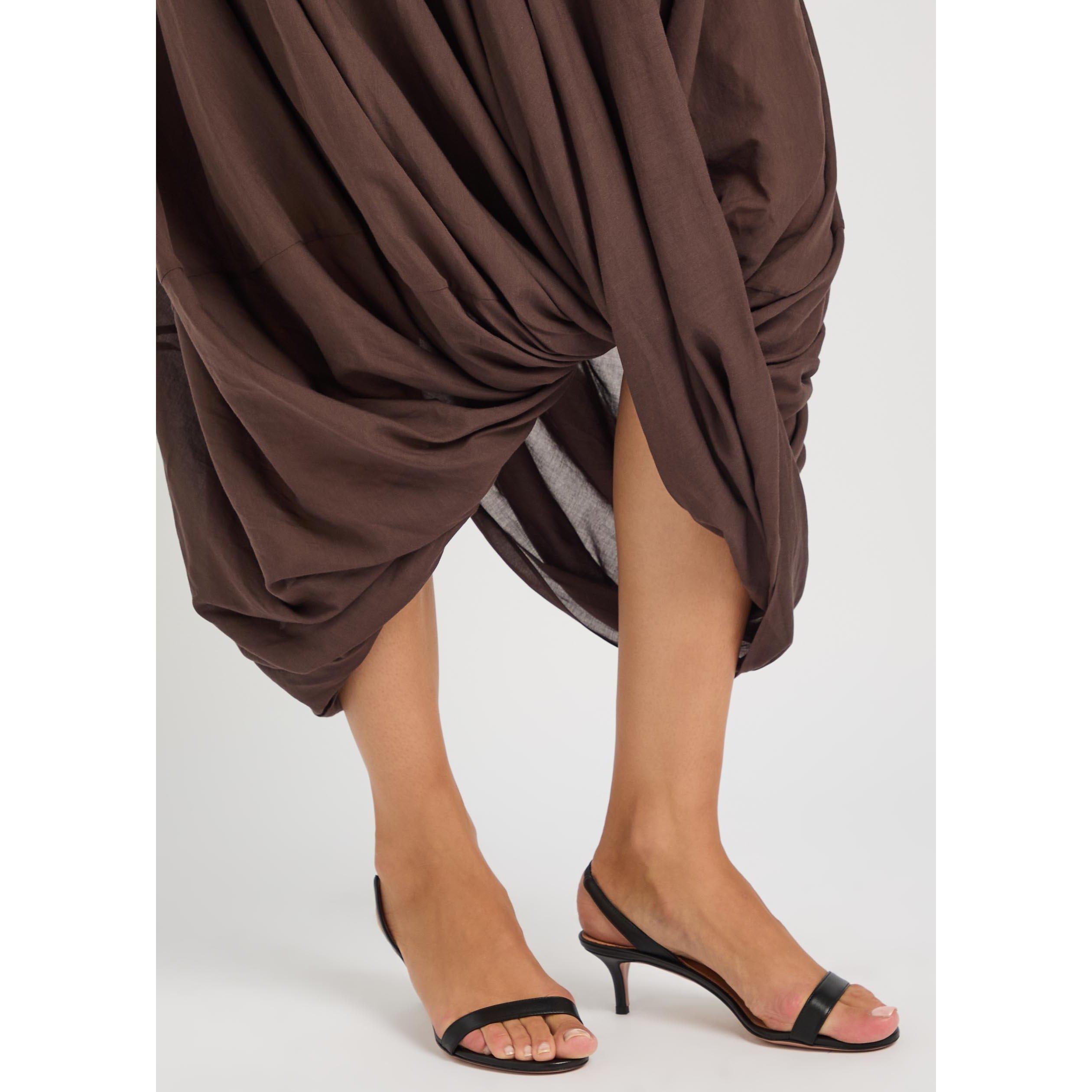 BLACK - Aquazzura - Women's So Nude Suede Heeled Sandals - 3