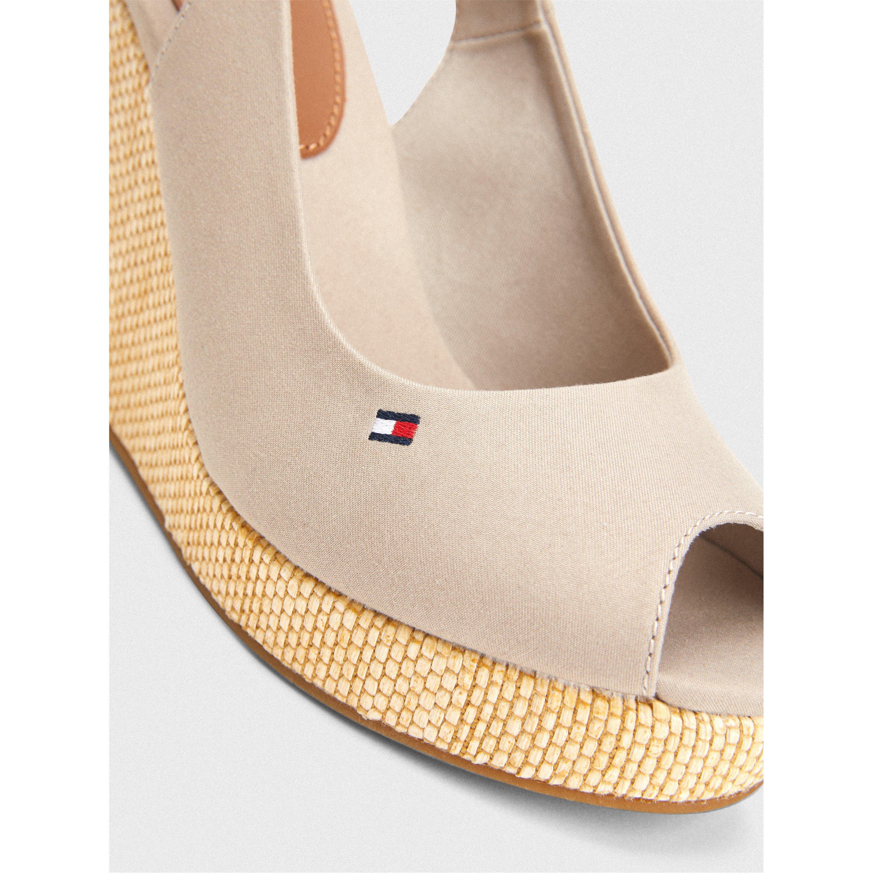 Stone - Tommy Hilfiger - Iconic Elena Sling Back Wedges - 3