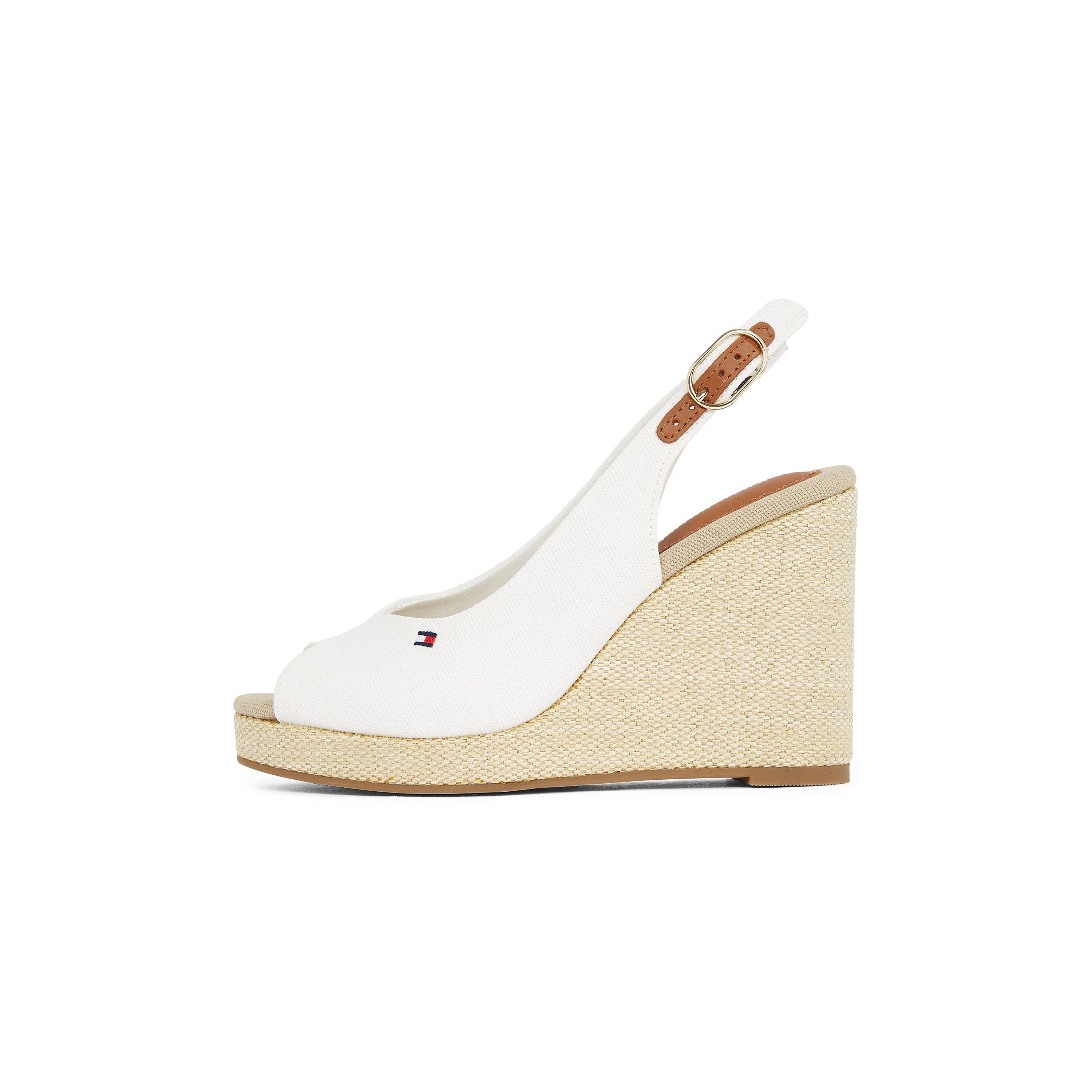 Ecru - Tommy Hilfiger - Iconic Elena Sling Back Wedges - 2