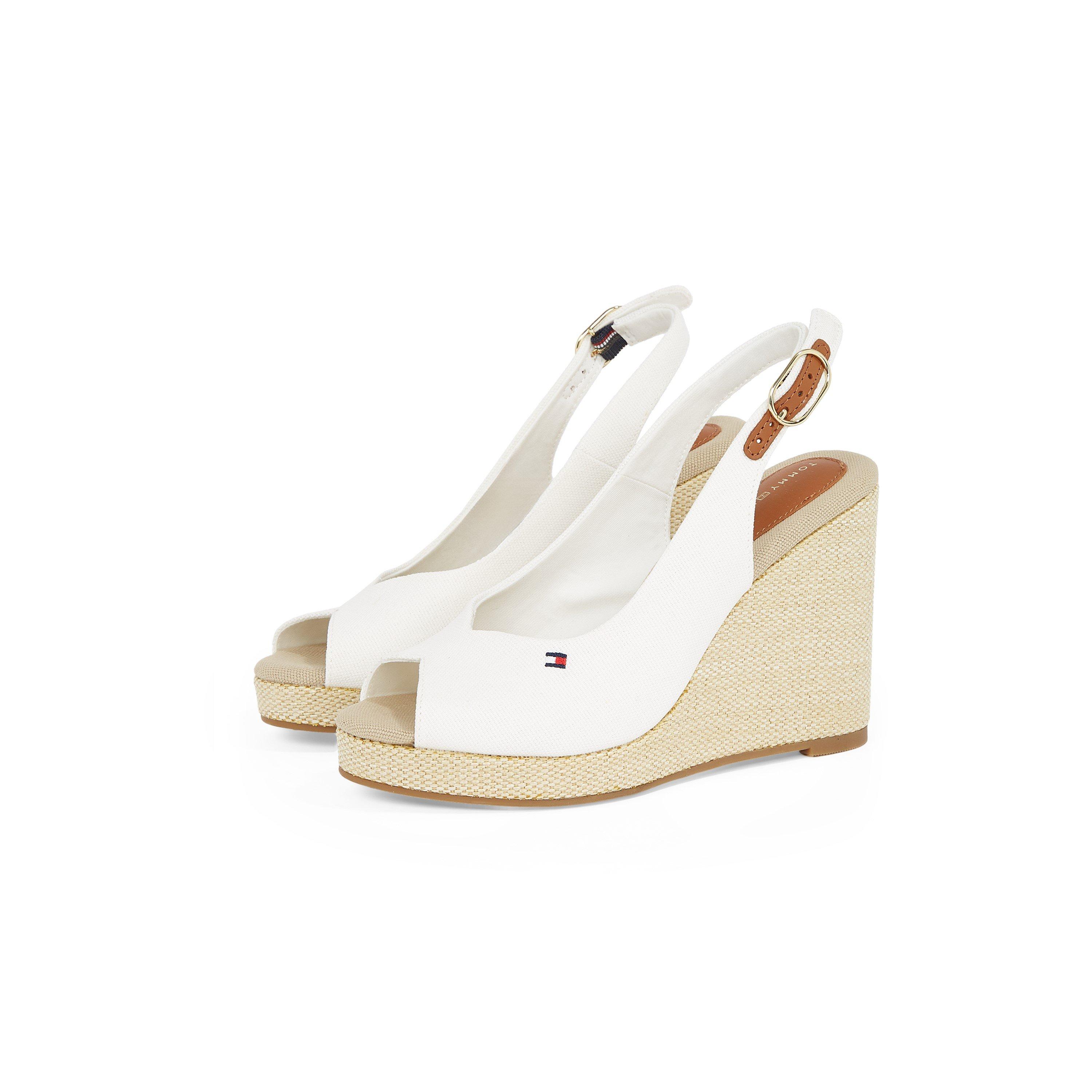 Ecru - Tommy Hilfiger - Iconic Elena Sling Back Wedges - 4
