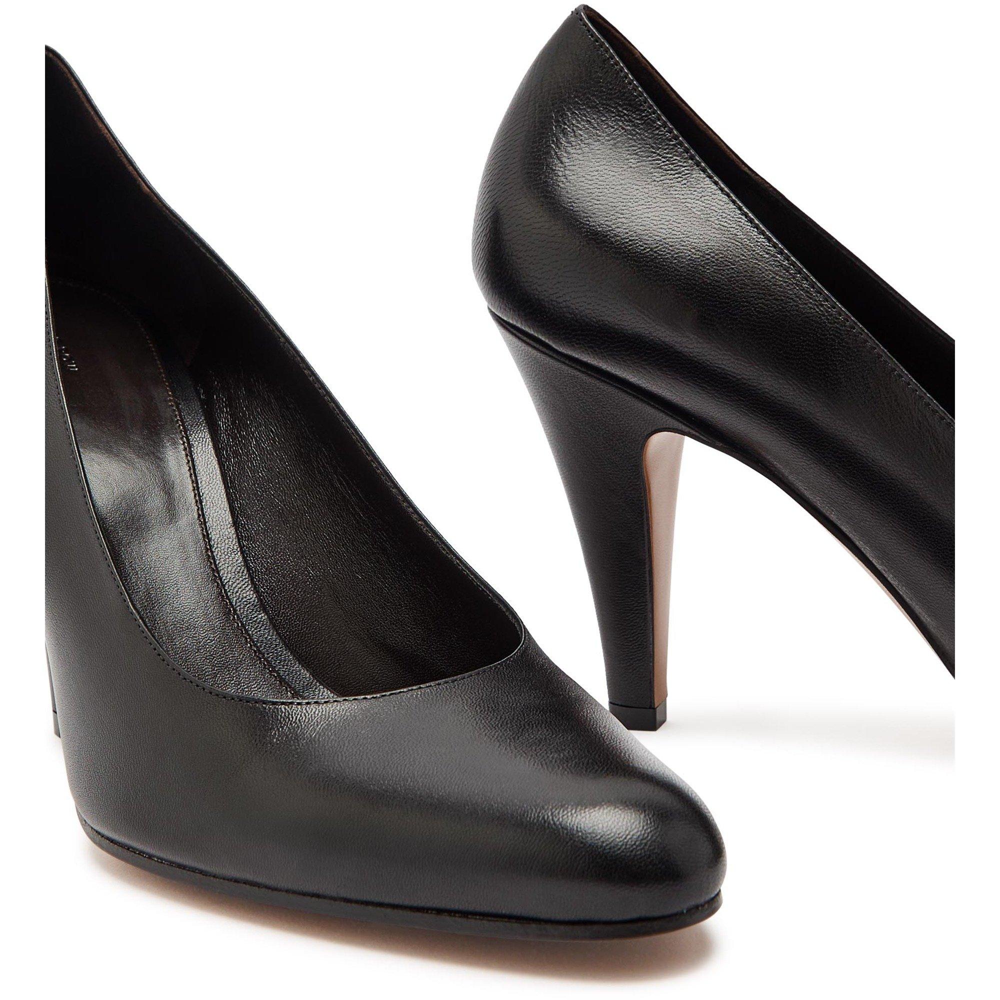BLACK - The Row - Women's Ornella Leather Stiletto Heels - 5