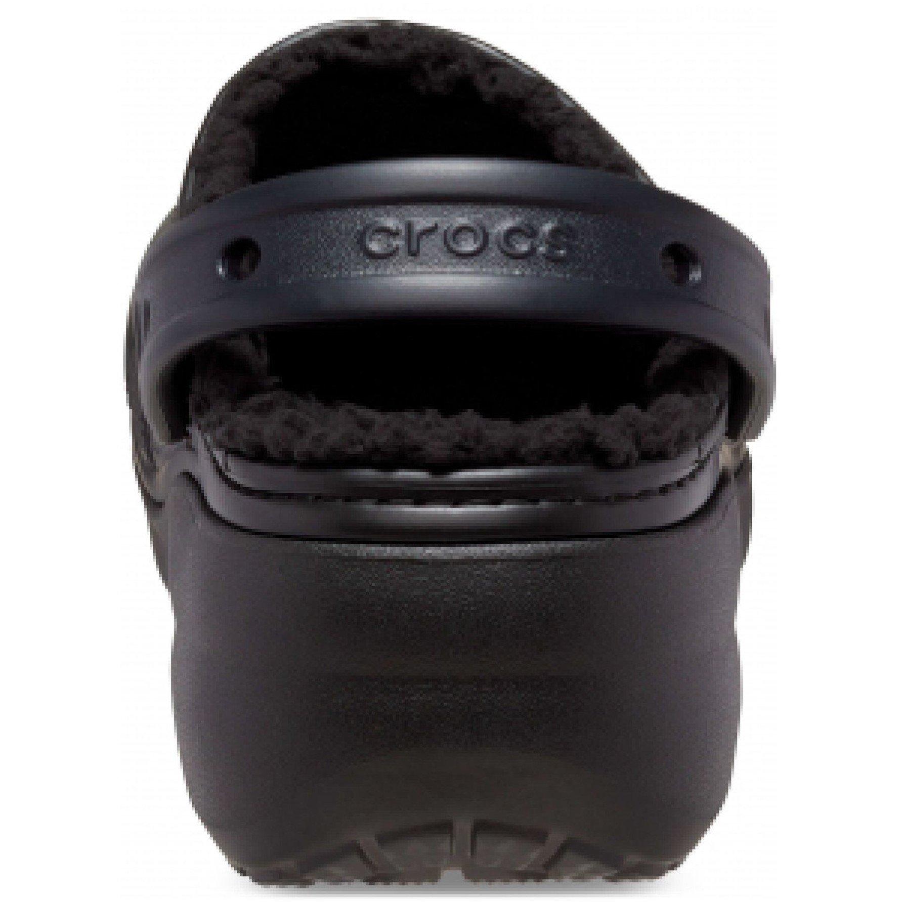Schwarz - Crocs - Women's Classic Platform Lined Mule Slippers - 3