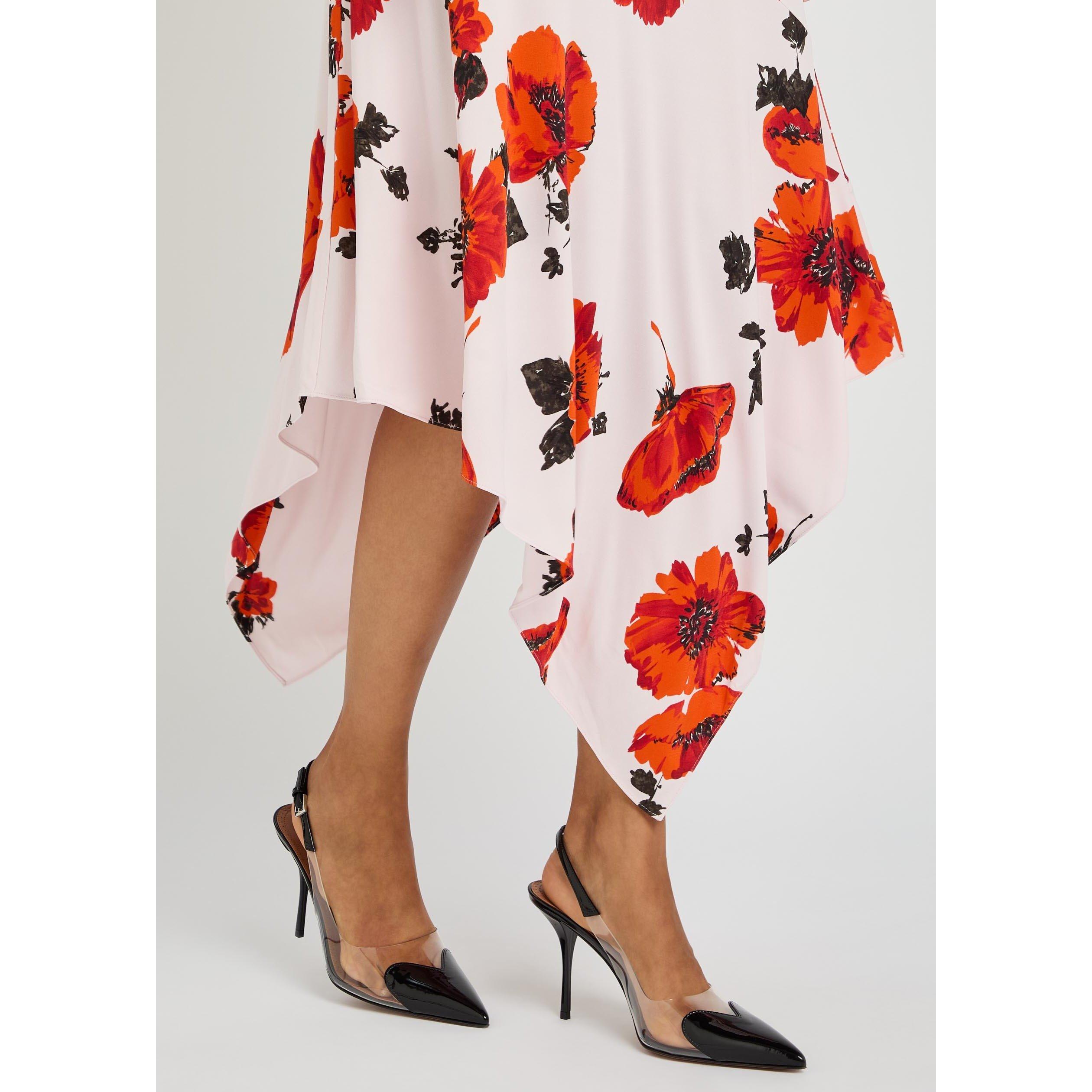 BLACK - Alaia - Women's Le Coeur Patent Leather 90mm Slingbacks - 3