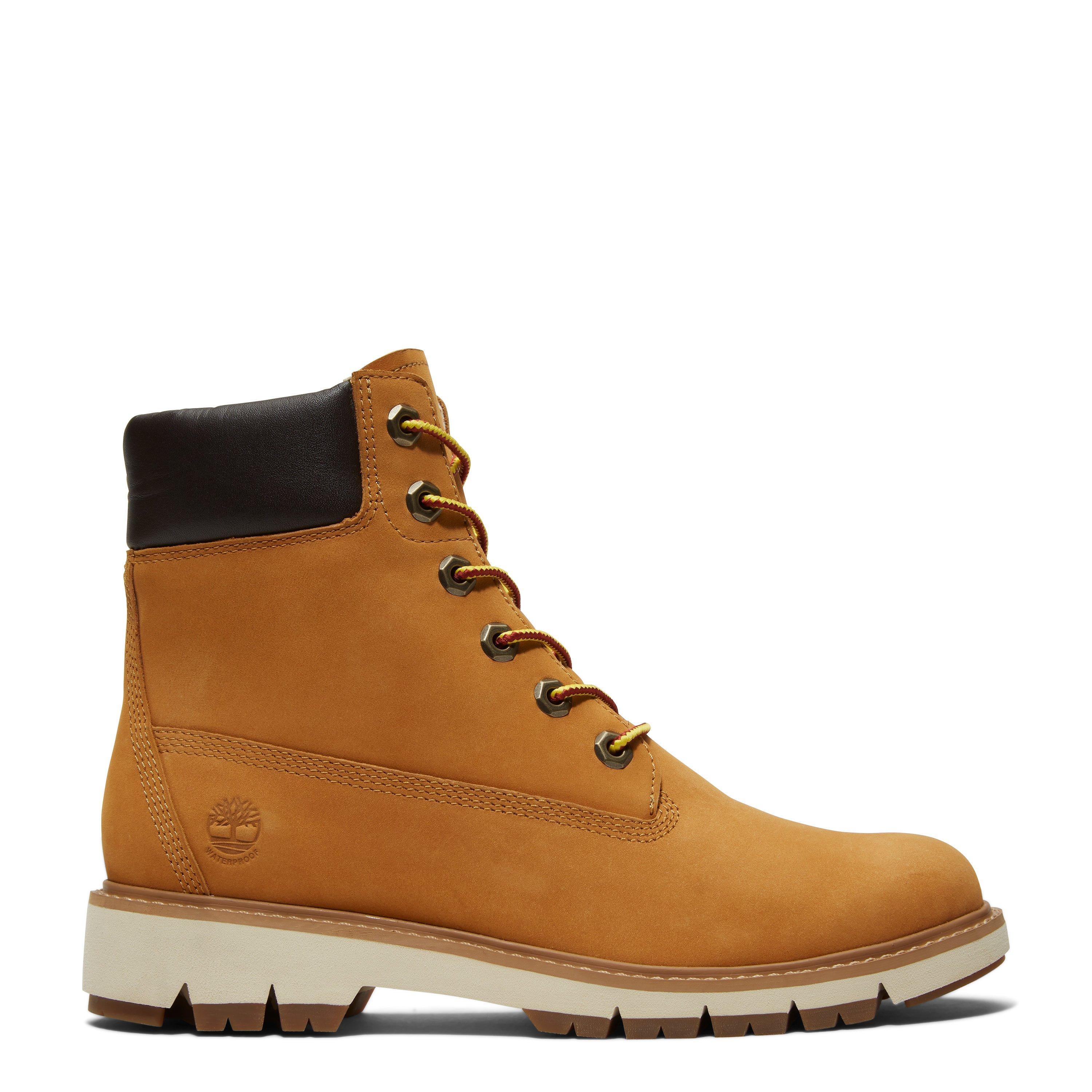 Wheat/Nubuck - Timberland - Lucia Way 6-Inch Boots Womens - 1
