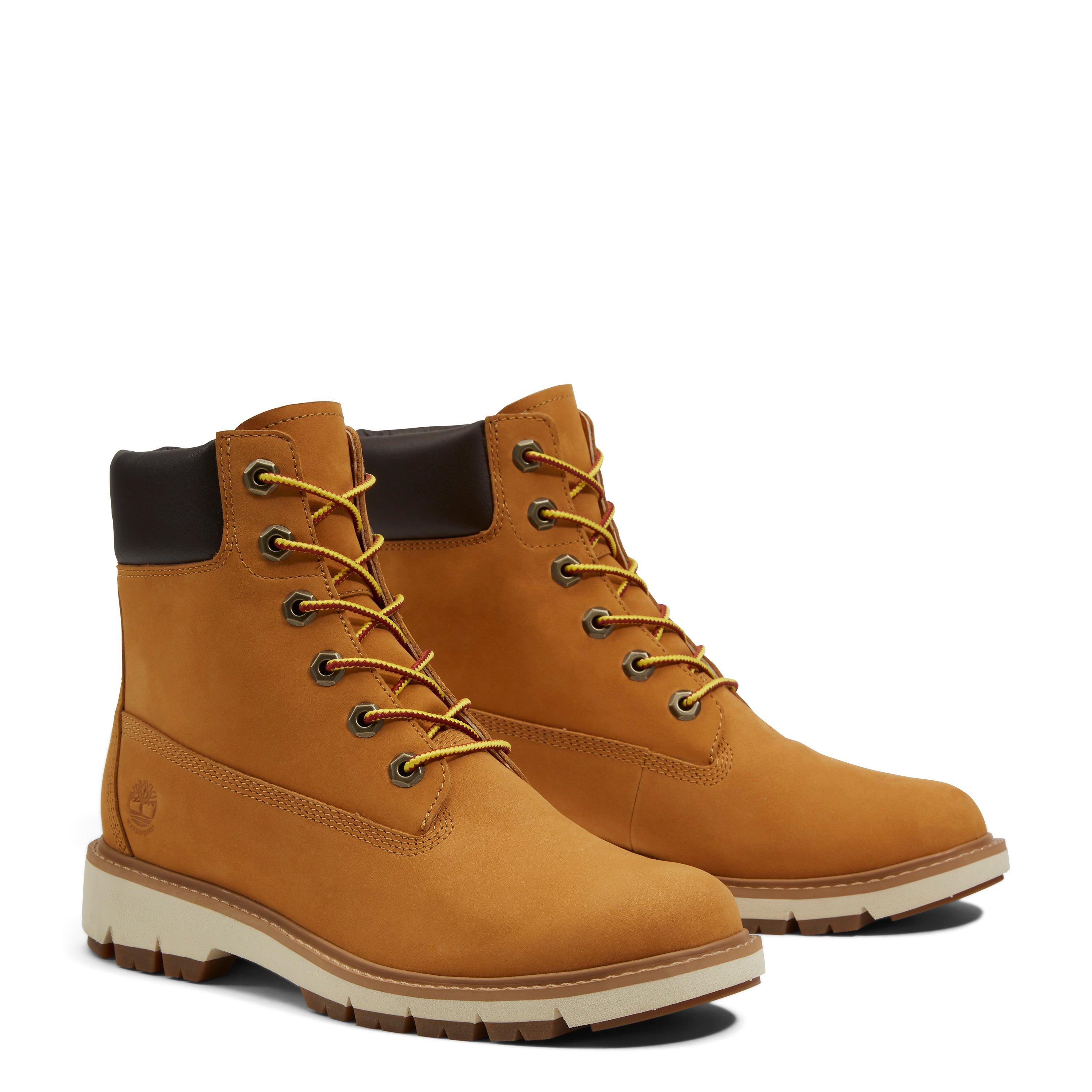 Wheat/Nubuck - Timberland - Lucia Way 6-Inch Boots Womens - 3
