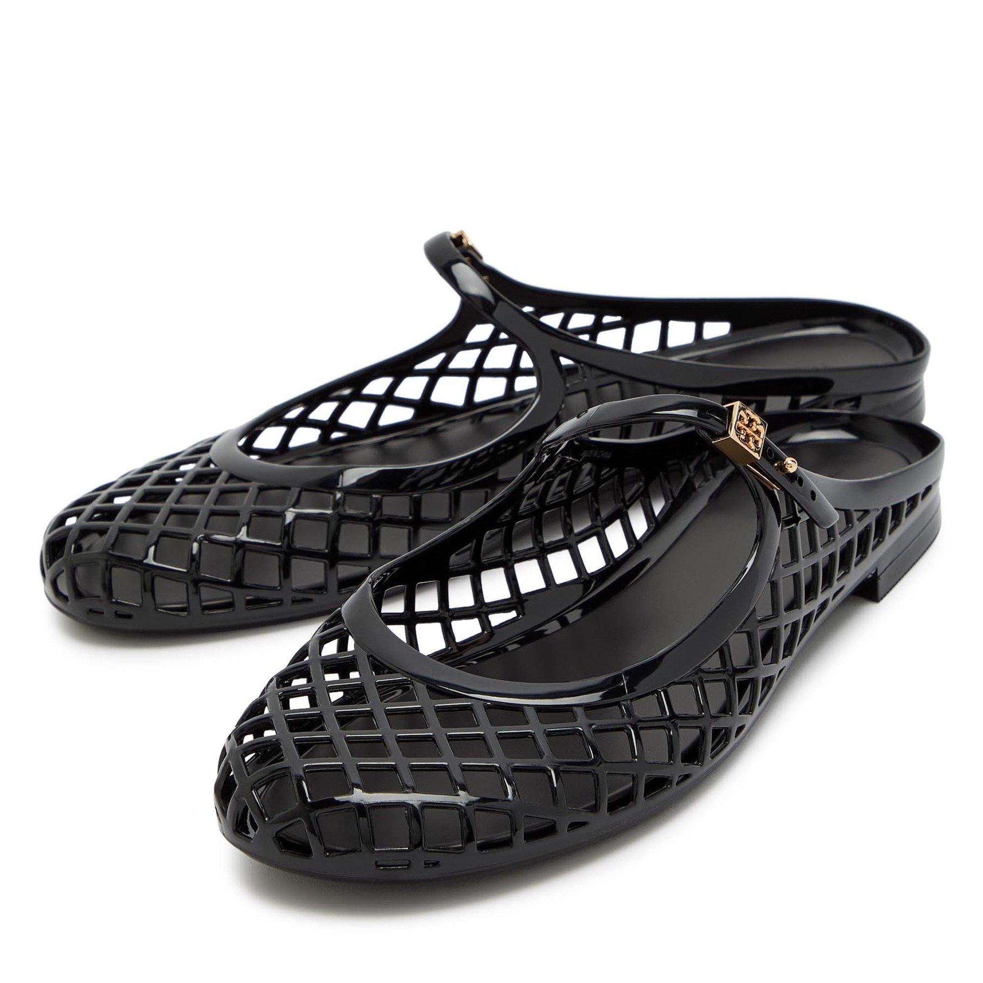 BLACK - Tory Burch - Women's Mellow Mary Jane Jelly Shoes - 3