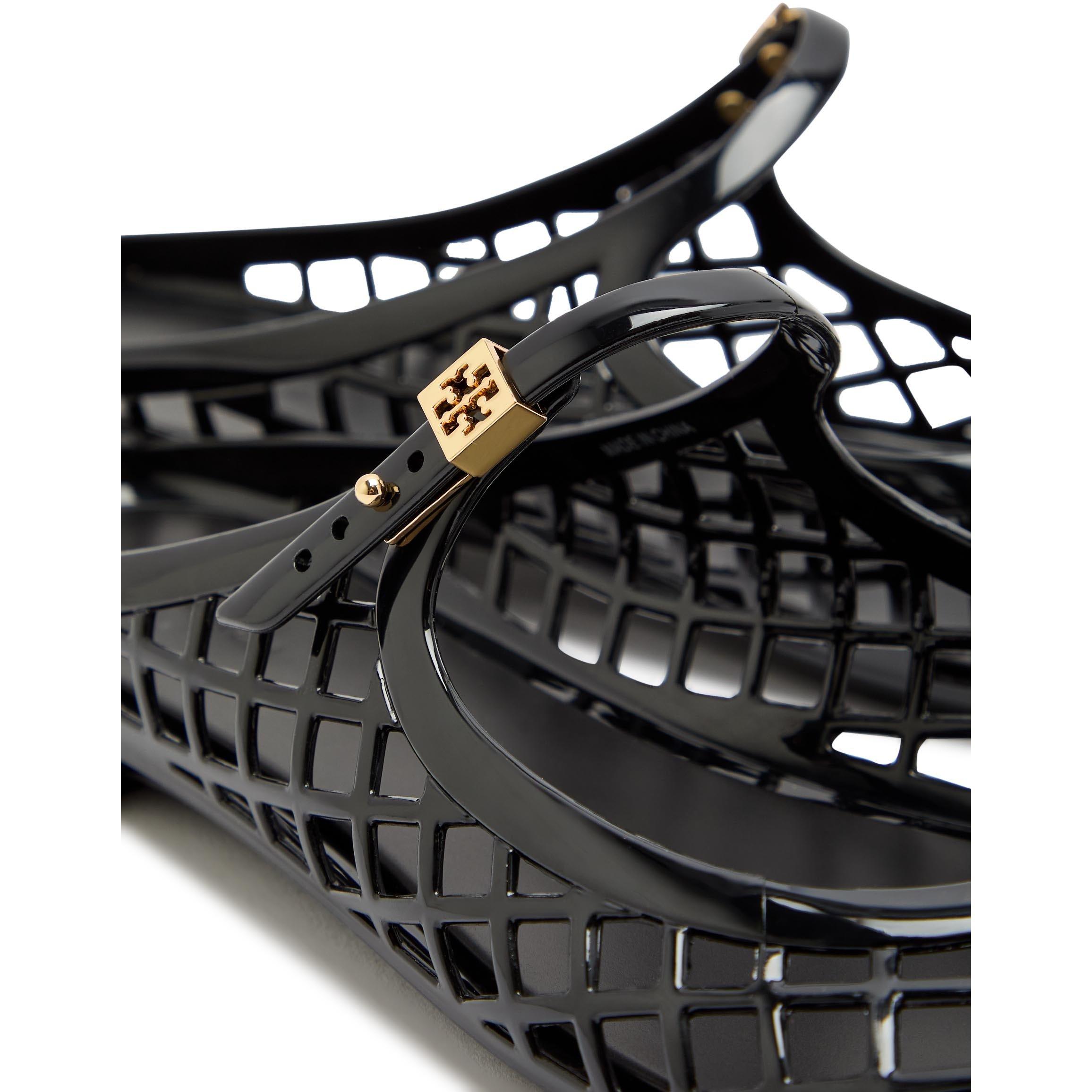 BLACK - Tory Burch - Women's Mellow Mary Jane Jelly Shoes - 4