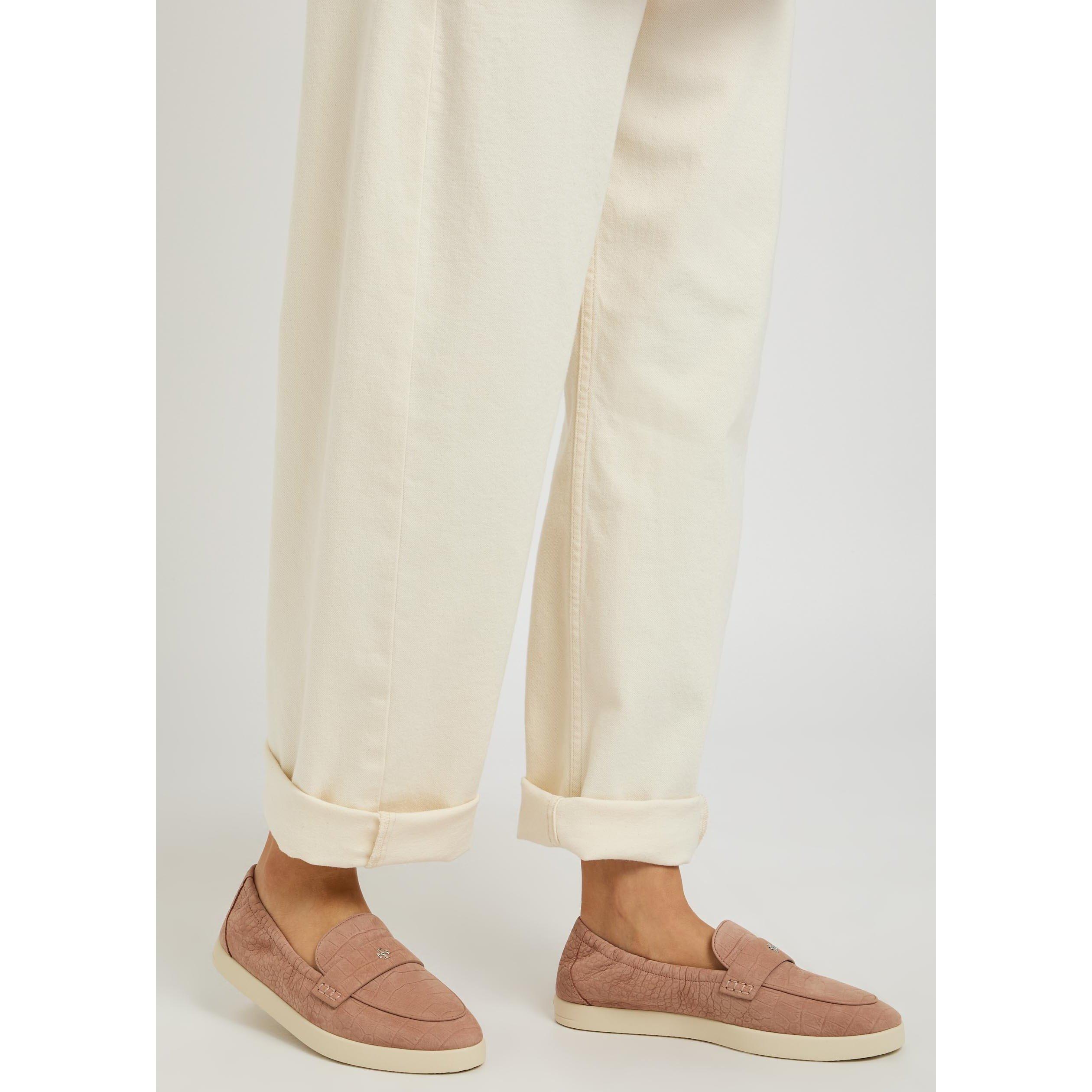 BEIGE - Tory Burch - Women's Ballet Sport Nubuck Loafers - 3