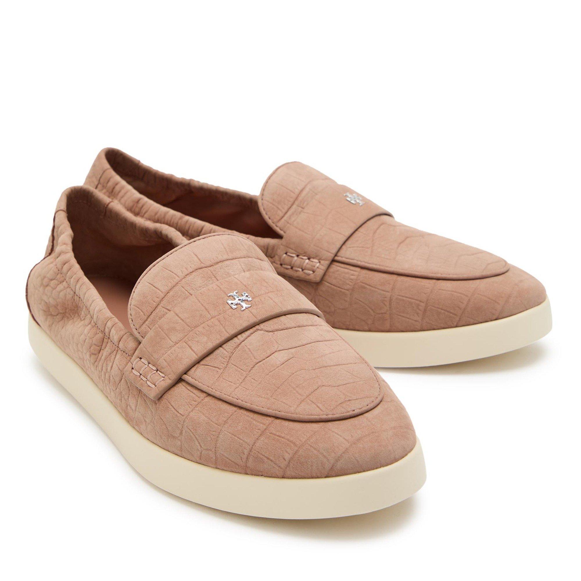 BEIGE - Tory Burch - Women's Ballet Sport Nubuck Loafers - 4