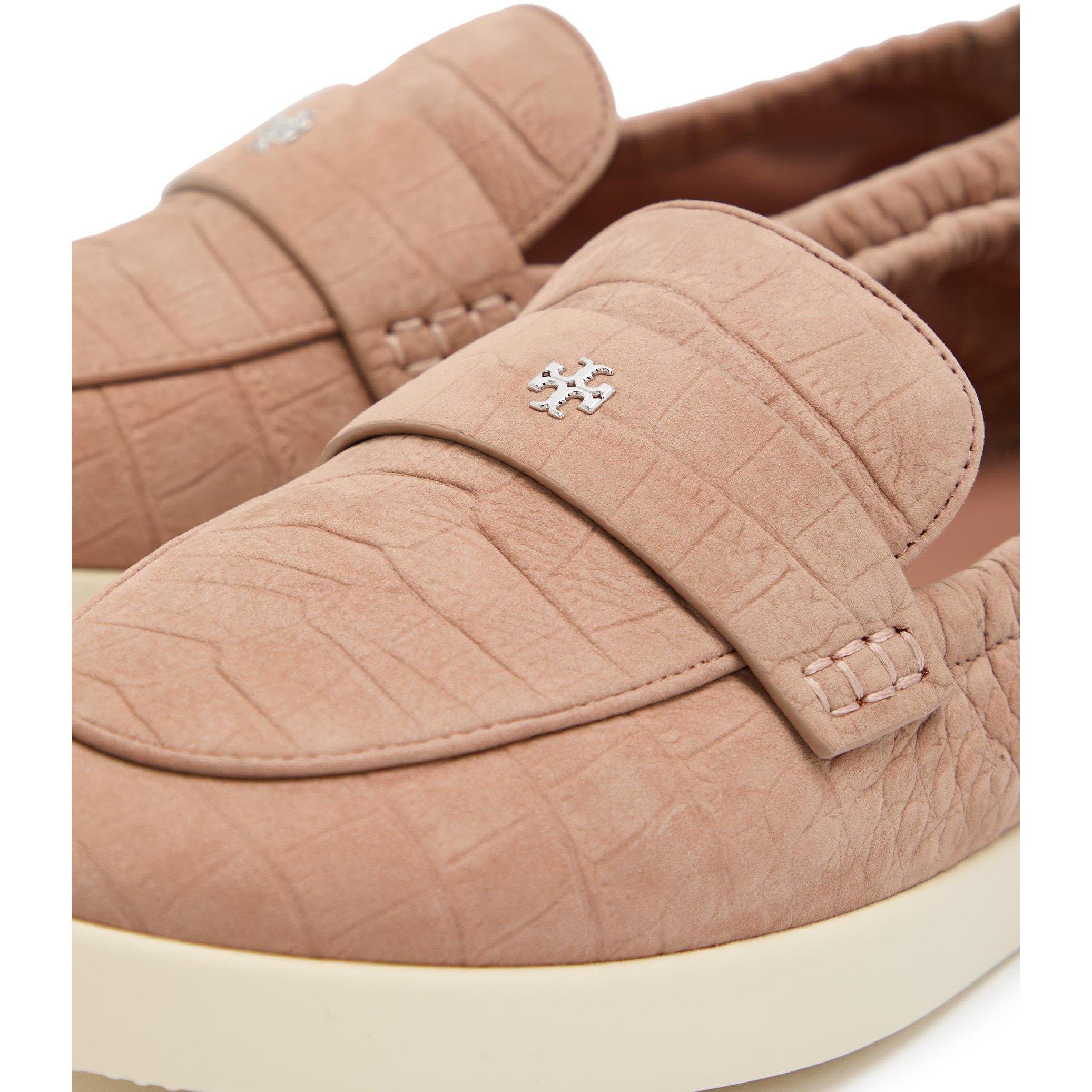 BEIGE - Tory Burch - Women's Ballet Sport Nubuck Loafers - 5