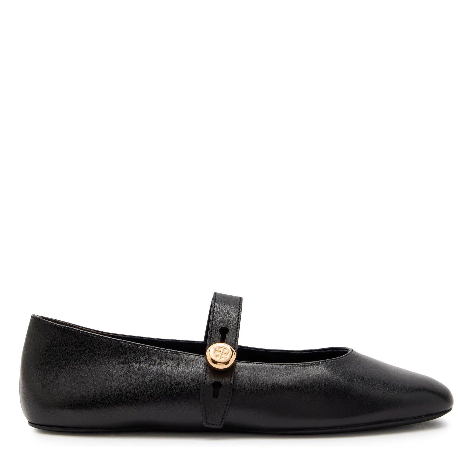 BLACK - Tory Burch - Women's Romy Leather Mary Janes - 1