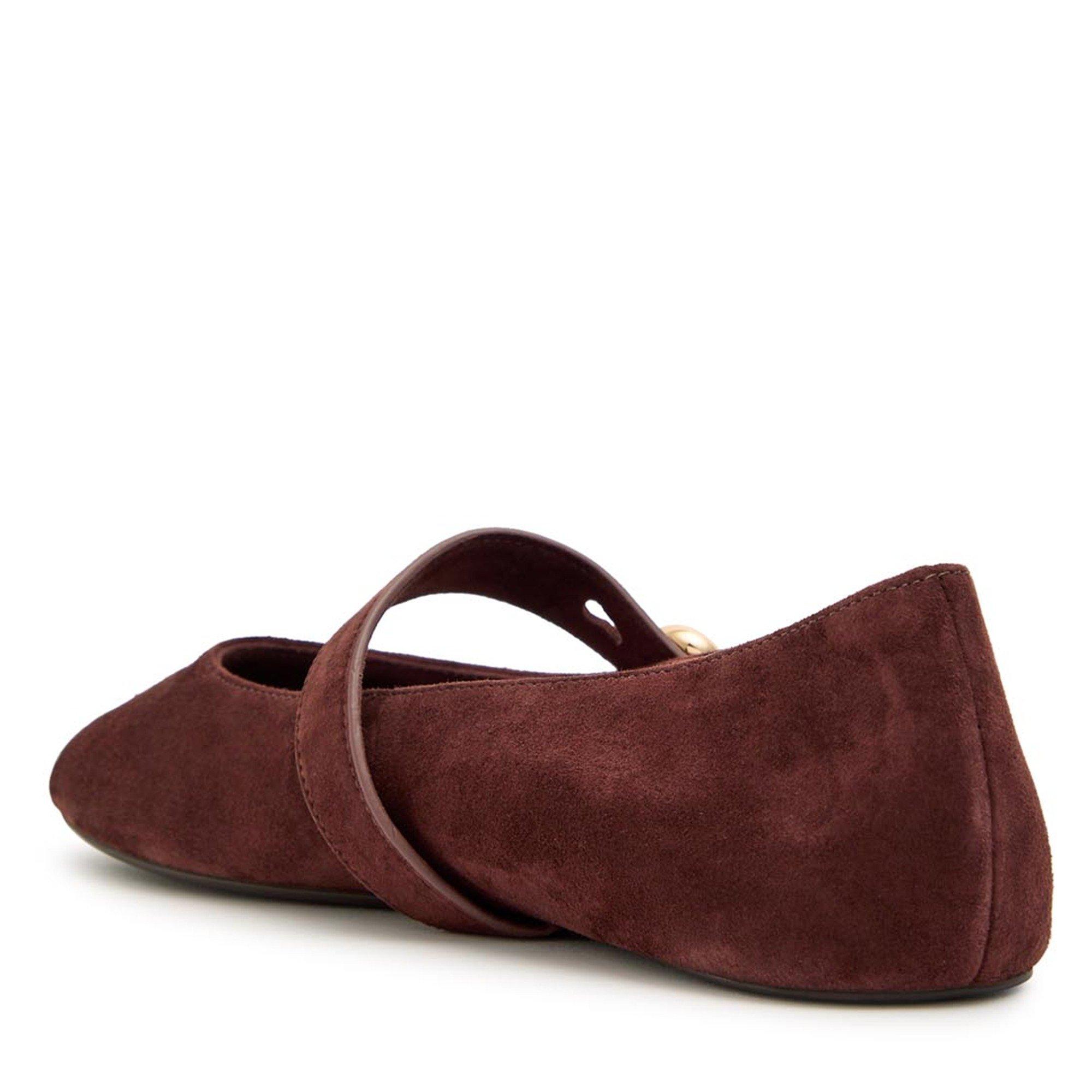 BROWN - Tory Burch - Women's Romy Suede Mary Janes - 2