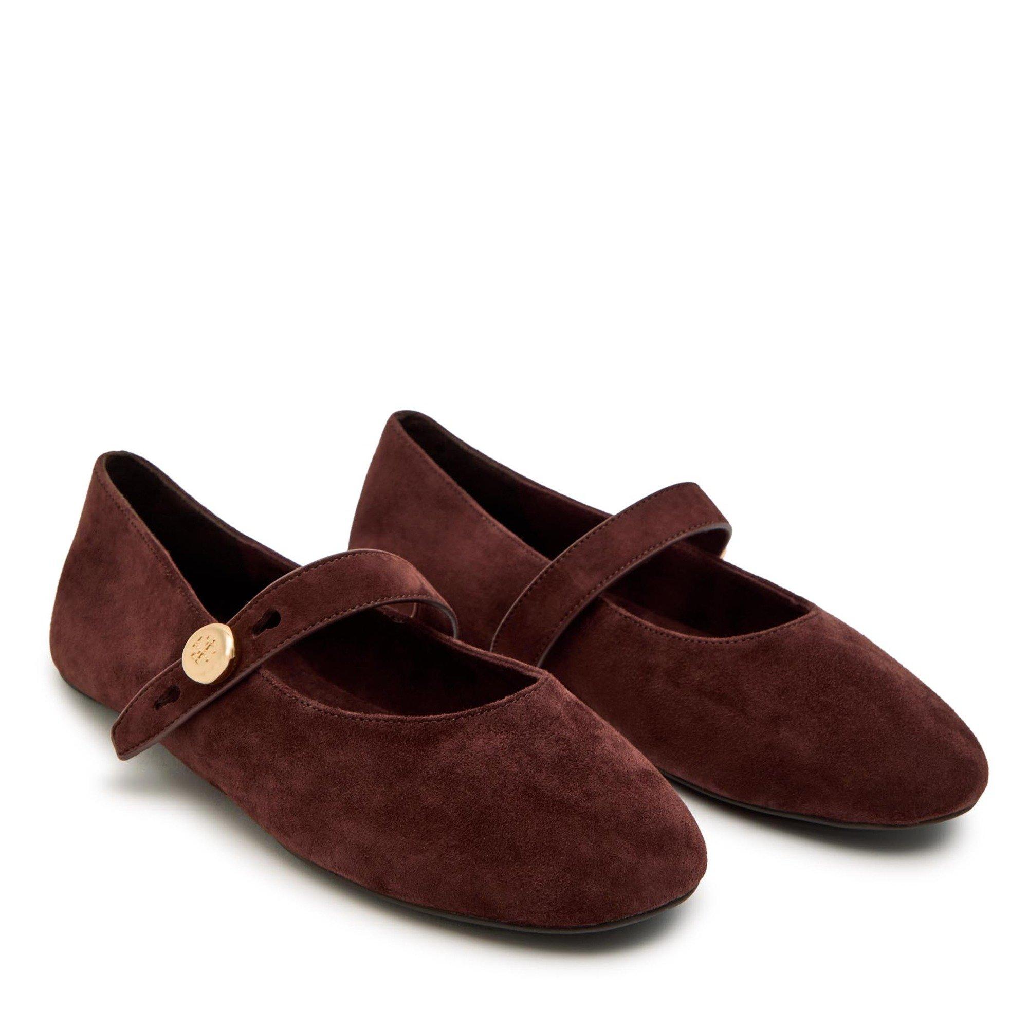 BROWN - Tory Burch - Women's Romy Suede Mary Janes - 3