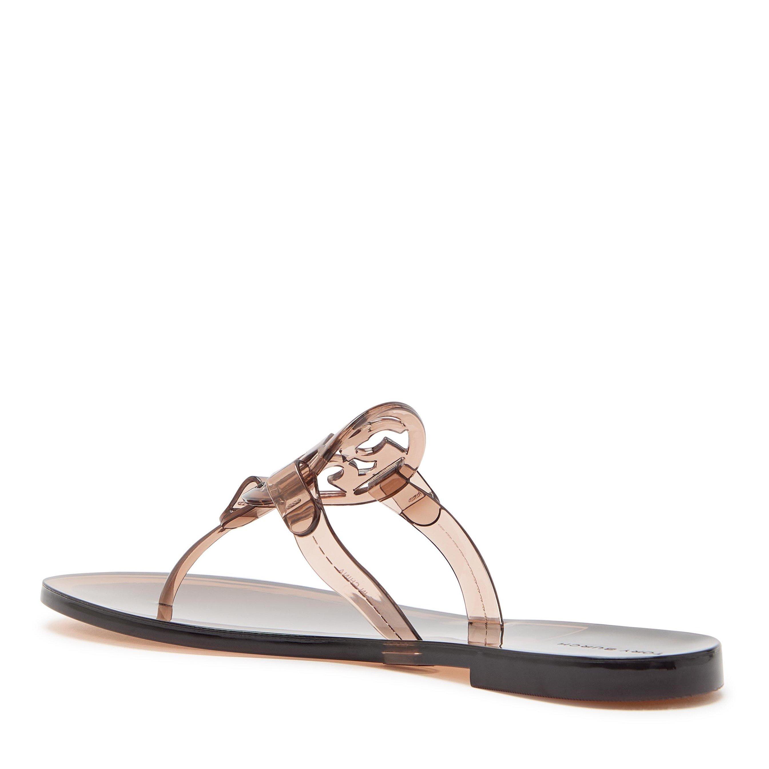 BROWN - Tory Burch - Women's Miller Jelly Flat Sandals - 2