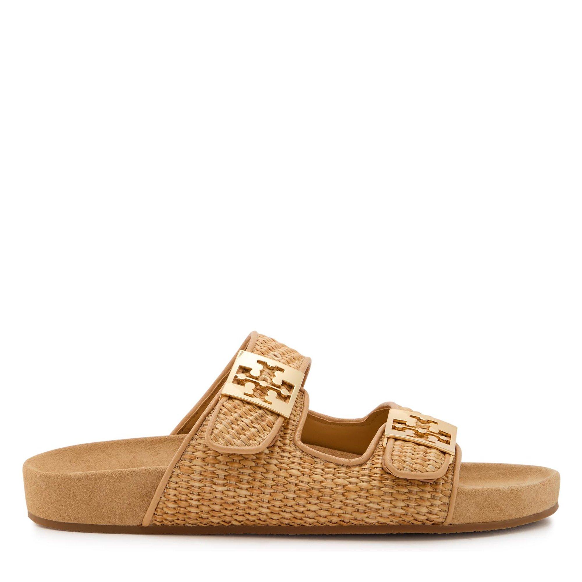 CAMEL - Tory Burch - MELLOW RAFFIA SLIDE