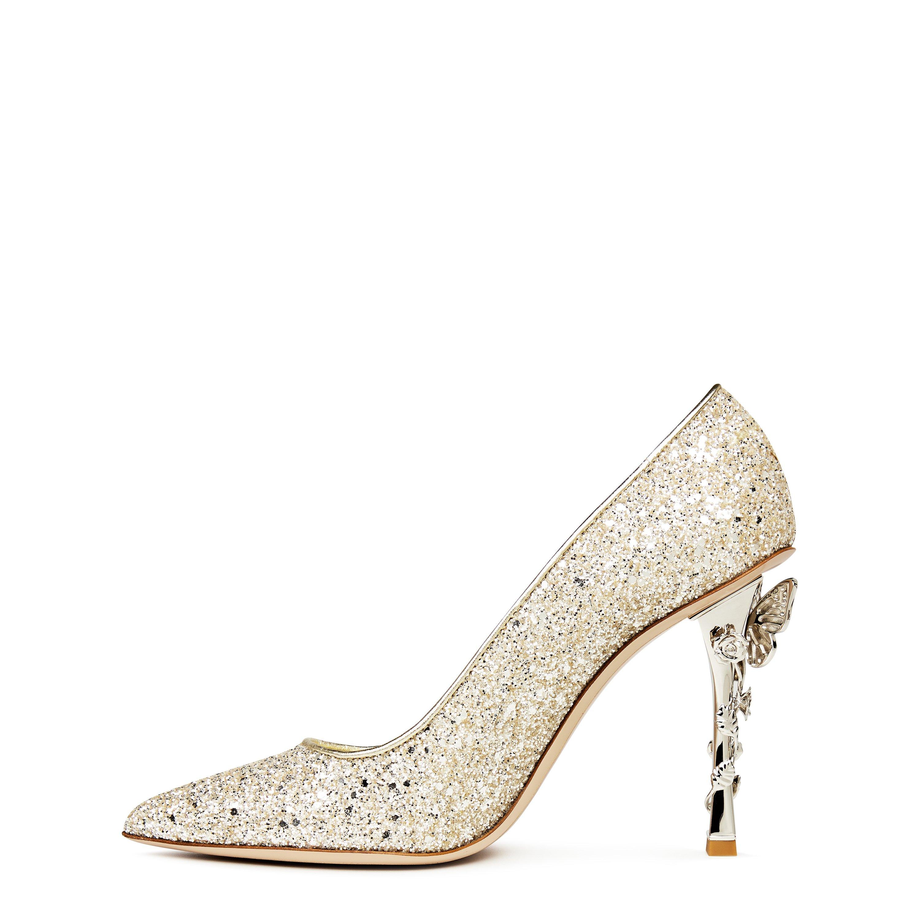 Champgne Glittr - Sophia Webster - Blossom Pumps - 3