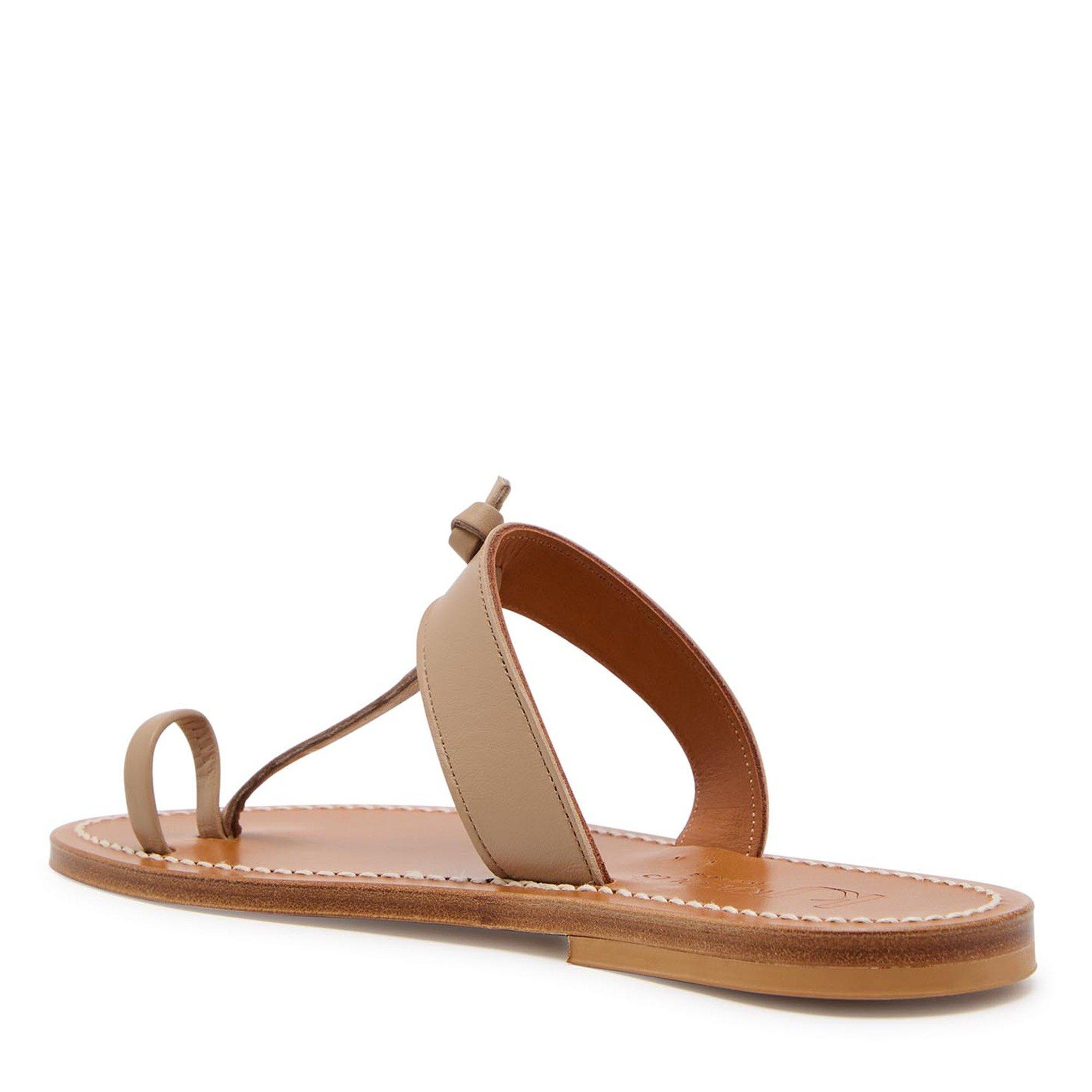 CAMEL - Unknown - Women's Ganges F Leather Flat Sandals - 2