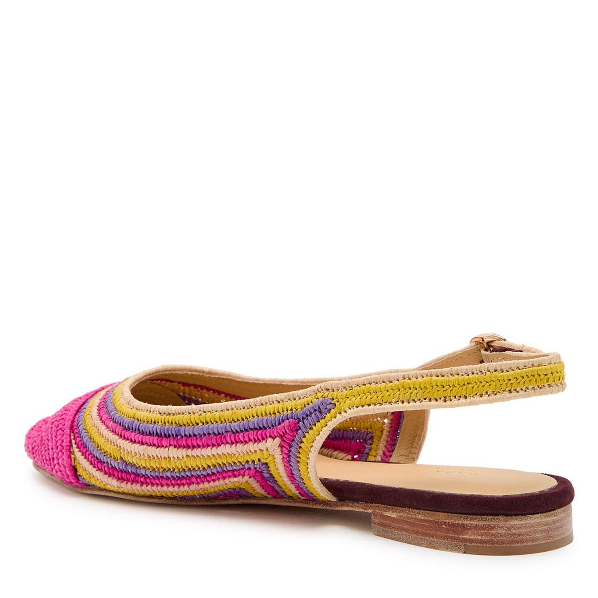 MULTICOLOURED - Gabriela Hearst - Women's Strength Raffia Slingbacks - 2