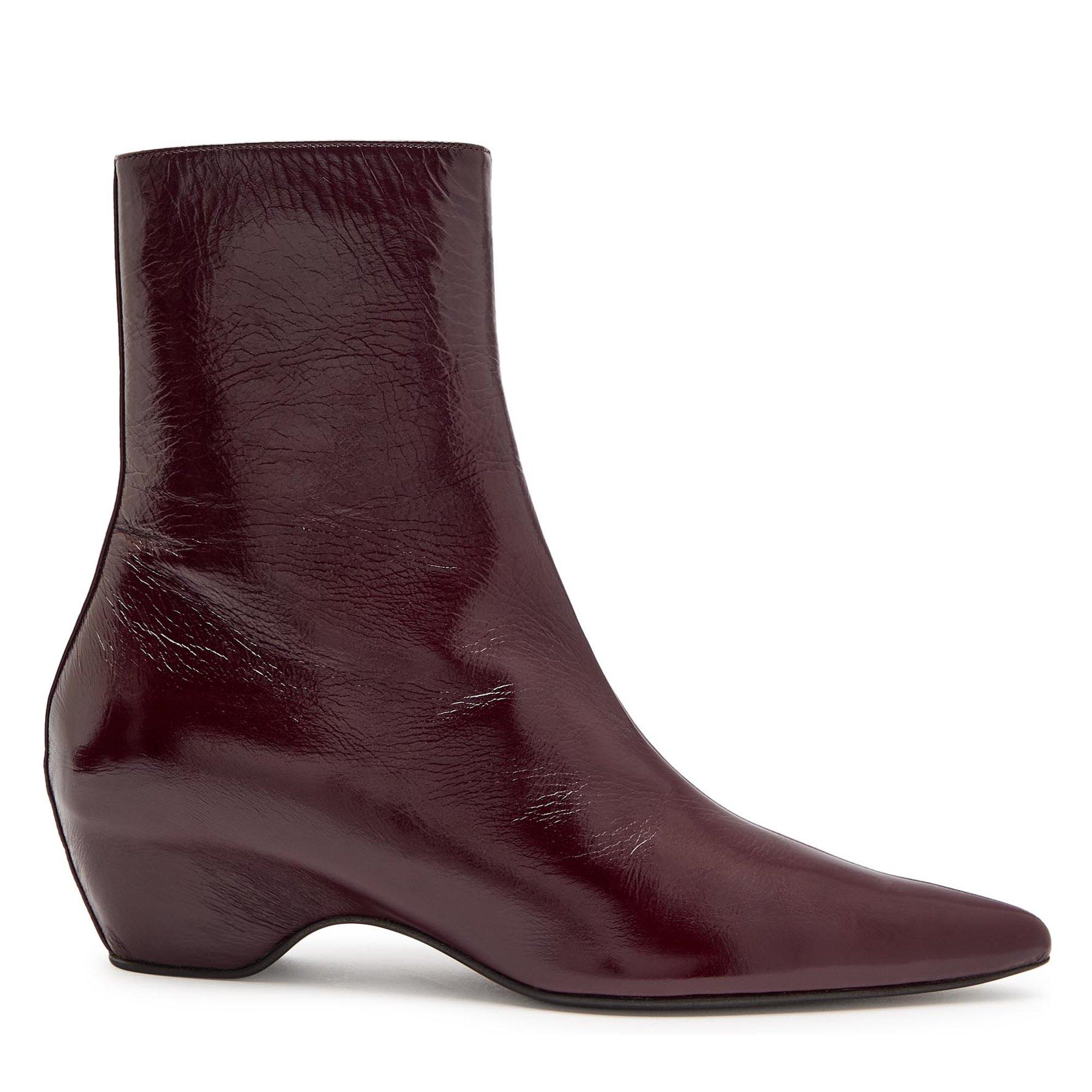 BURGUNDY - Khaite - SYBIL ANKLE BOOT 40
