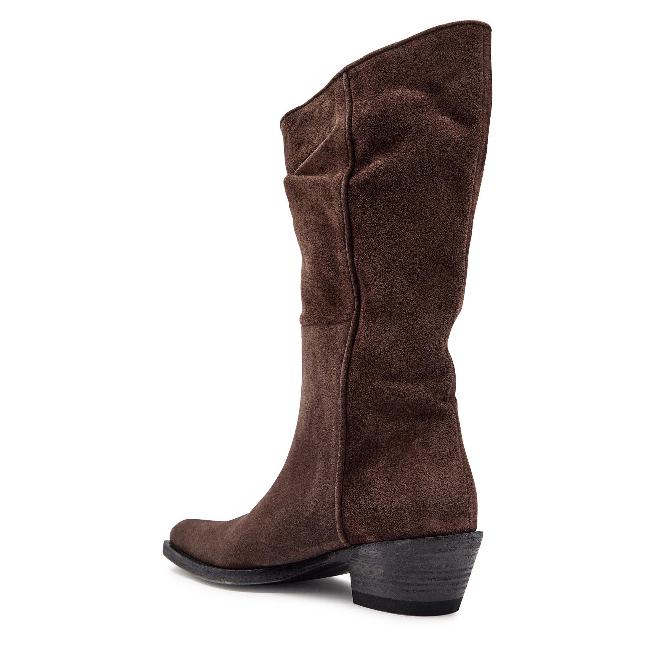 BROWN - Khaite - Women's Clive 35 Suede Boots - 2