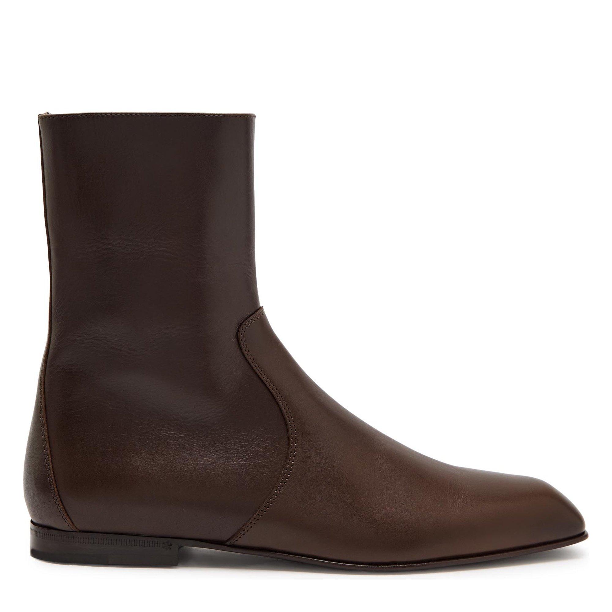 BROWN - Khaite - COLT ANKLE BOOT