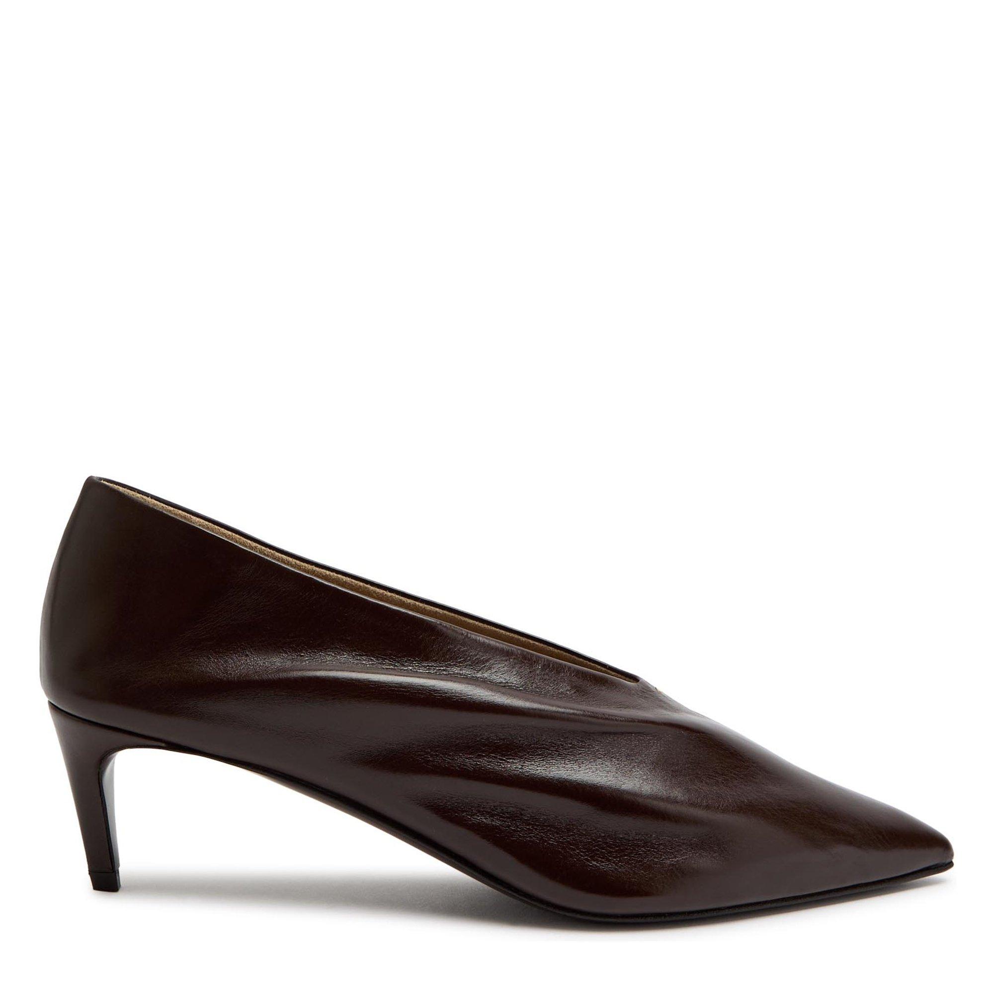 BROWN - Khaite - MIRIAM PUMP 50