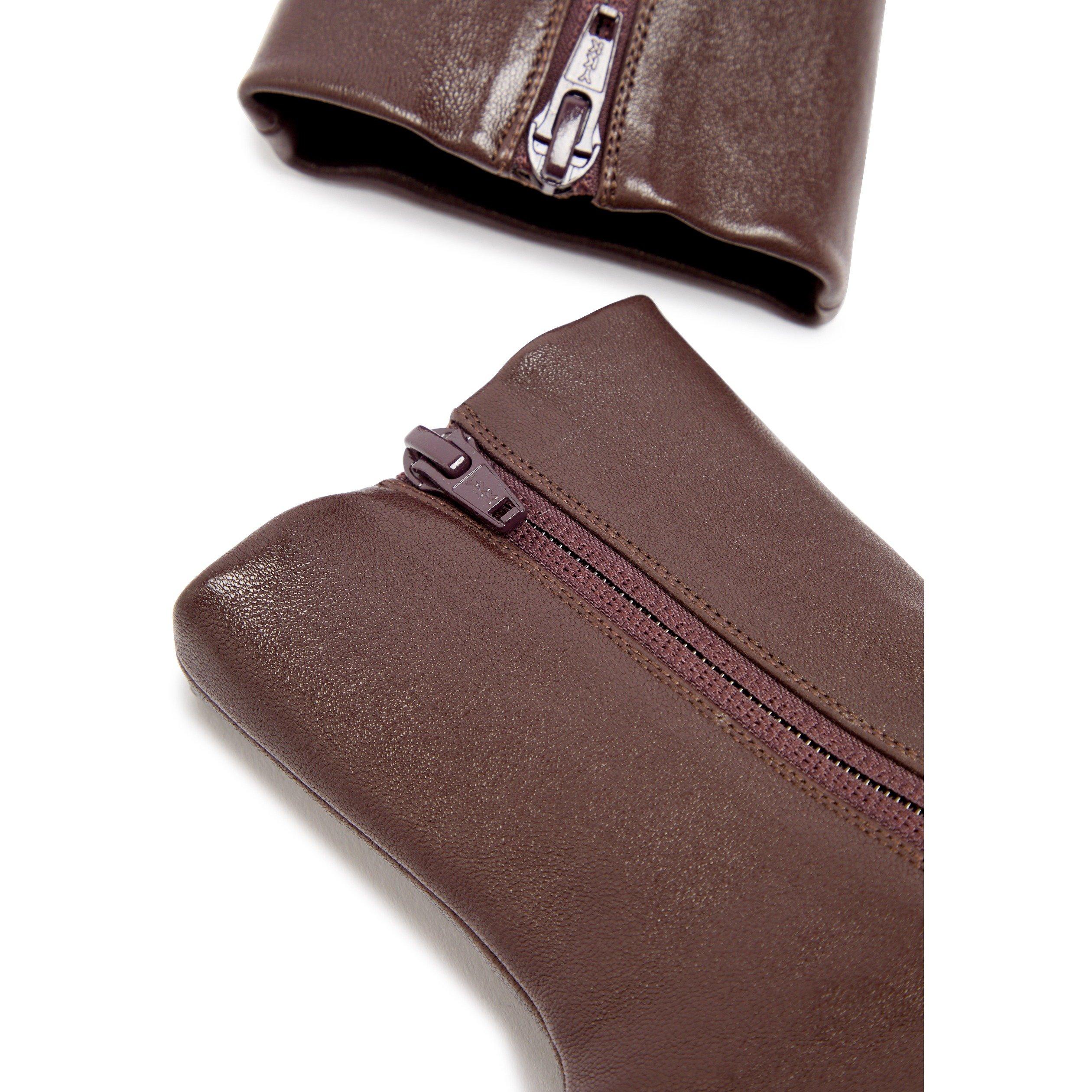 BROWN - Khaite - NEVADA ANKLE STRETCH BOOT 40 - 5