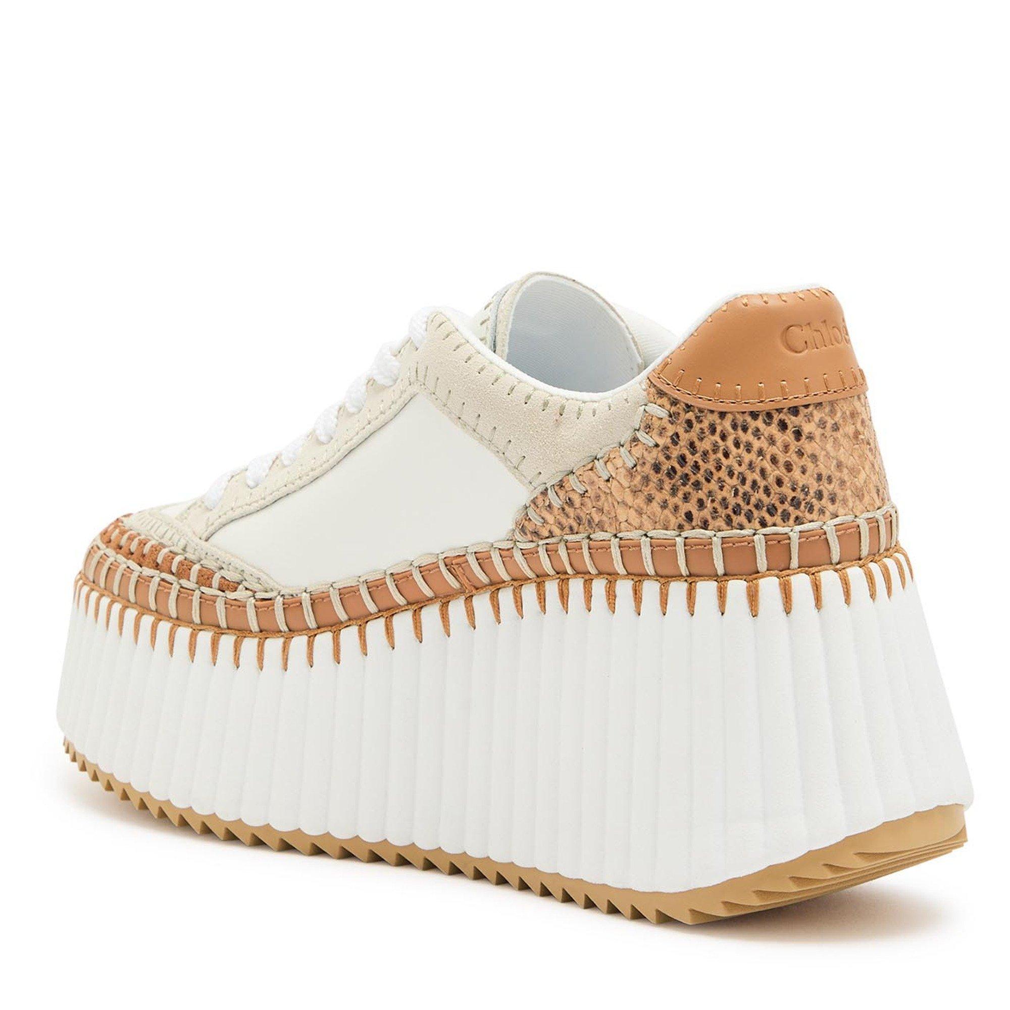 BRIGHT BROWN - Chloe - Women's Nama Leather Runners - 2