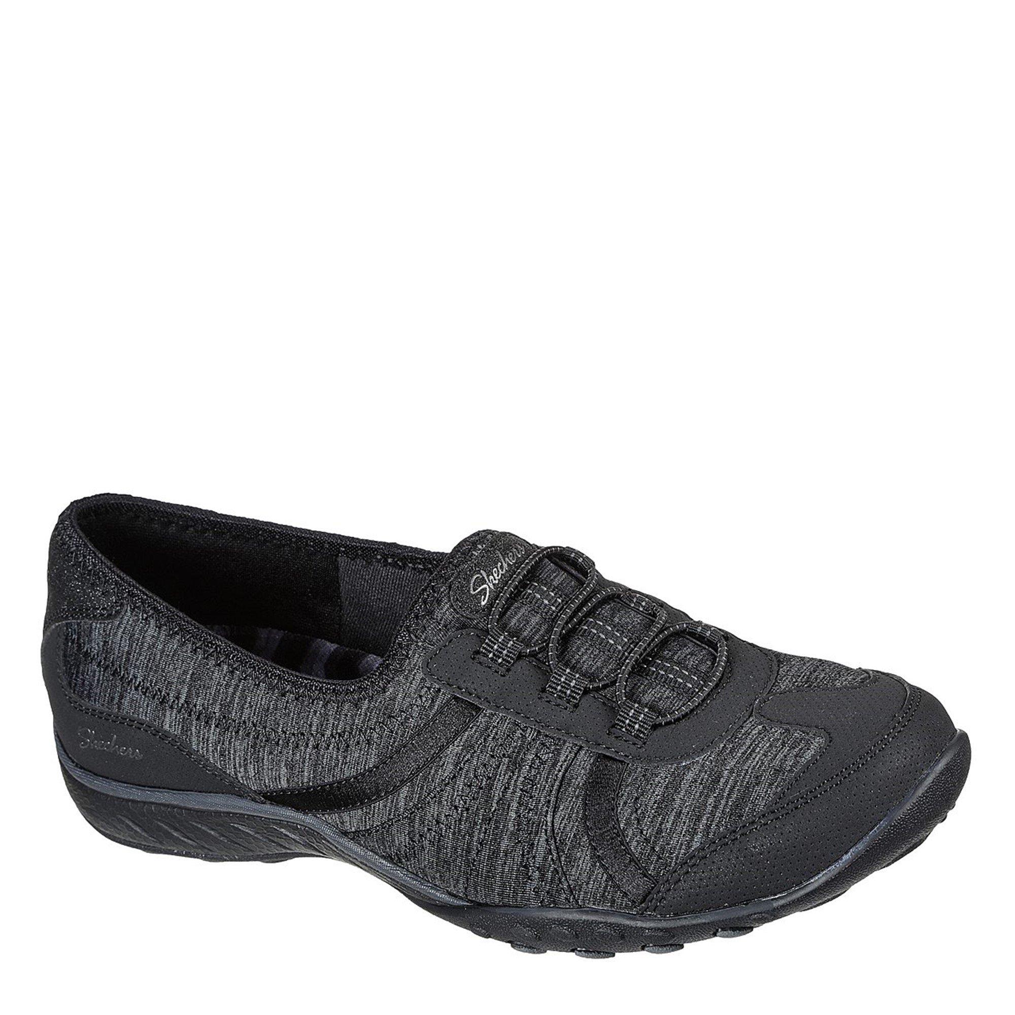 Zwart - Skechers - Scooped Trainers Ladies - 3