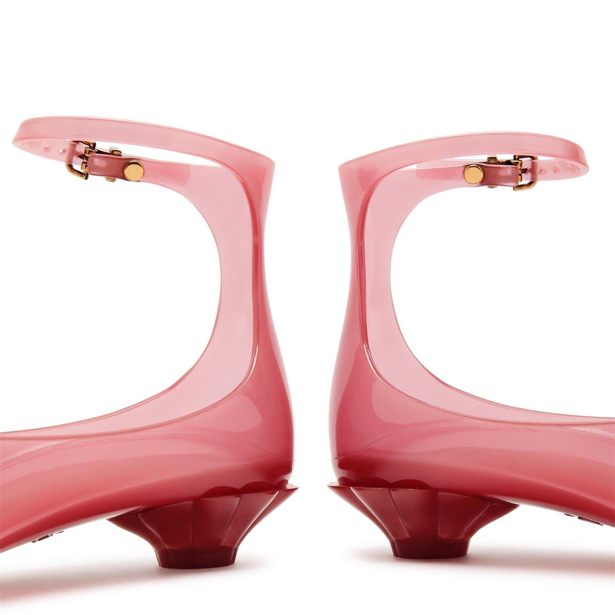 PINK - Chloe - JELLY WESTERN FLAT SANDALS - 5