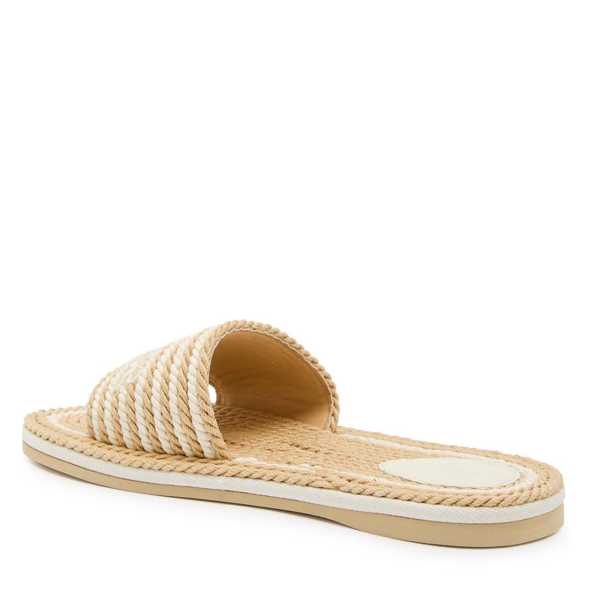 WHITE AND OTHER - Chloe - Women's Western Woven Striped Flat Sandals - 2