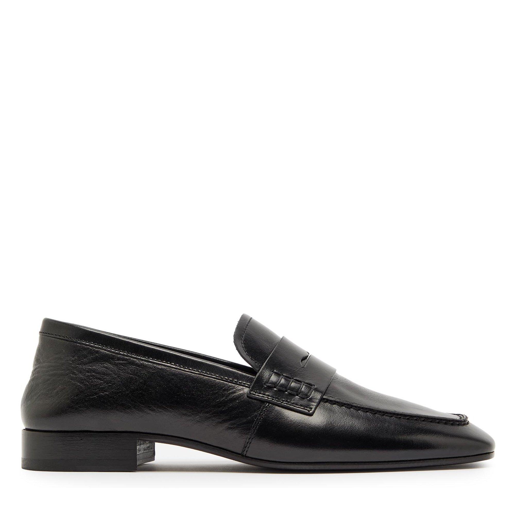 BLACK - Dries Van Noten - SQUARE TOE SOFT LOAFER