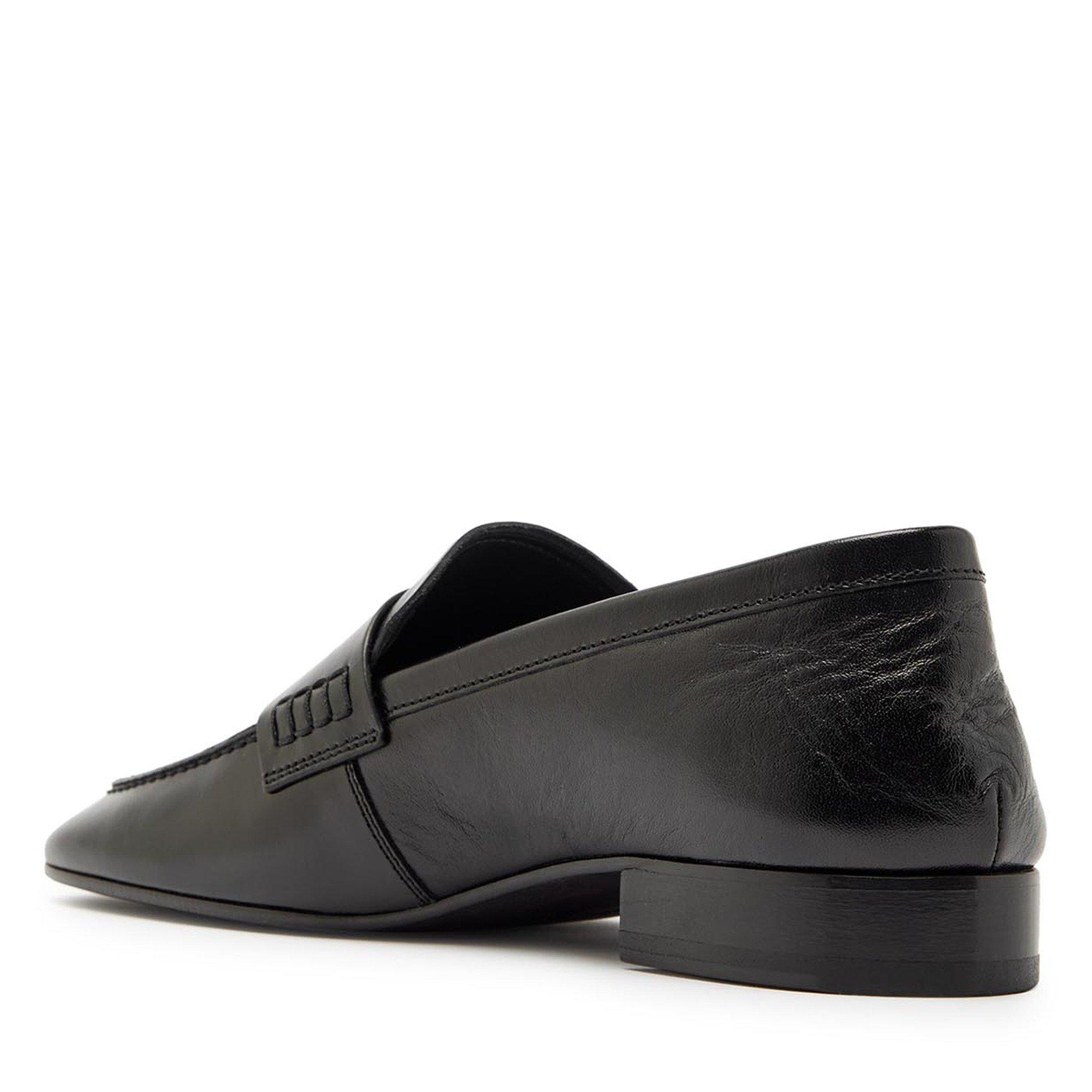 BLACK - Dries Van Noten - Women's Square-Toe Leather Loafers - 2